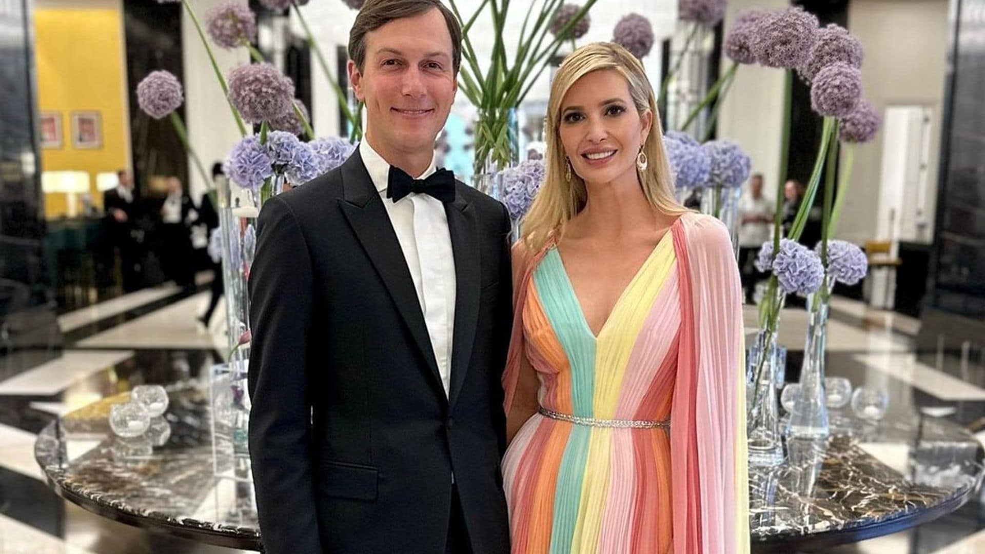 Ivanka Trump brilló en la boda real de Hussein de Jordania con dos vibrantes vestidos de fiesta