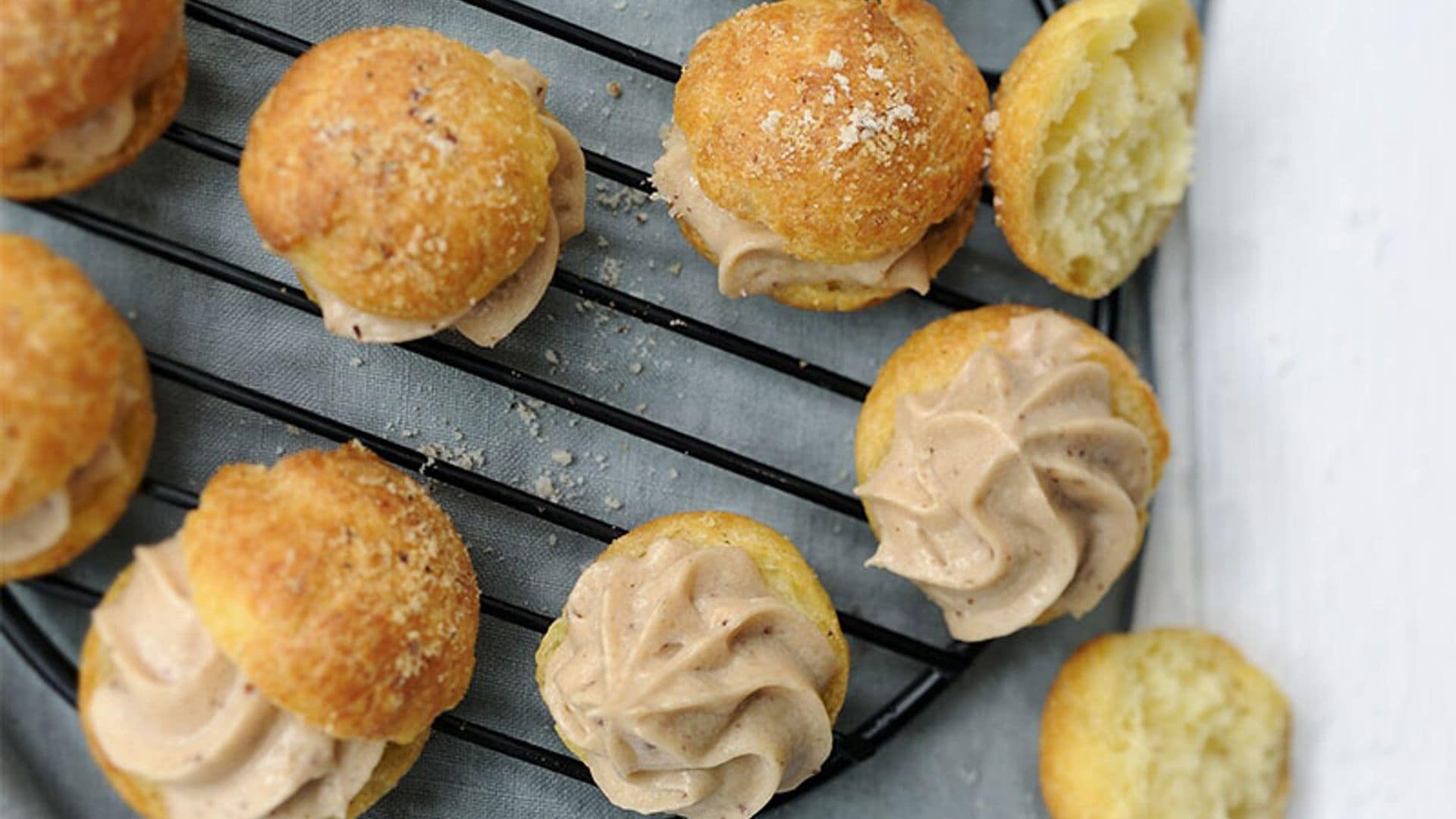 Bocaditos de crema de turrón