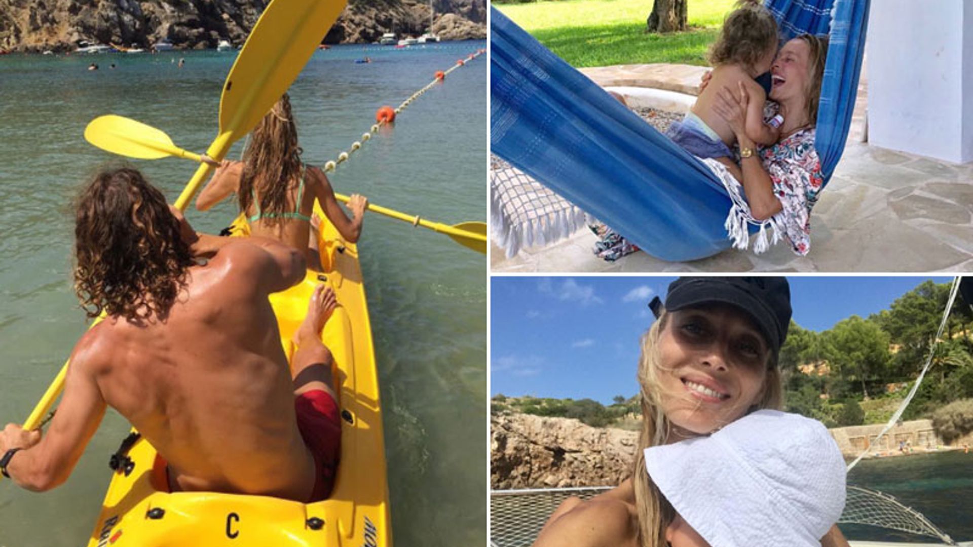 Familia, romanticismo, diversión... Las vacaciones de Vanesa Lorenzo y Carles Puyol en Ibiza