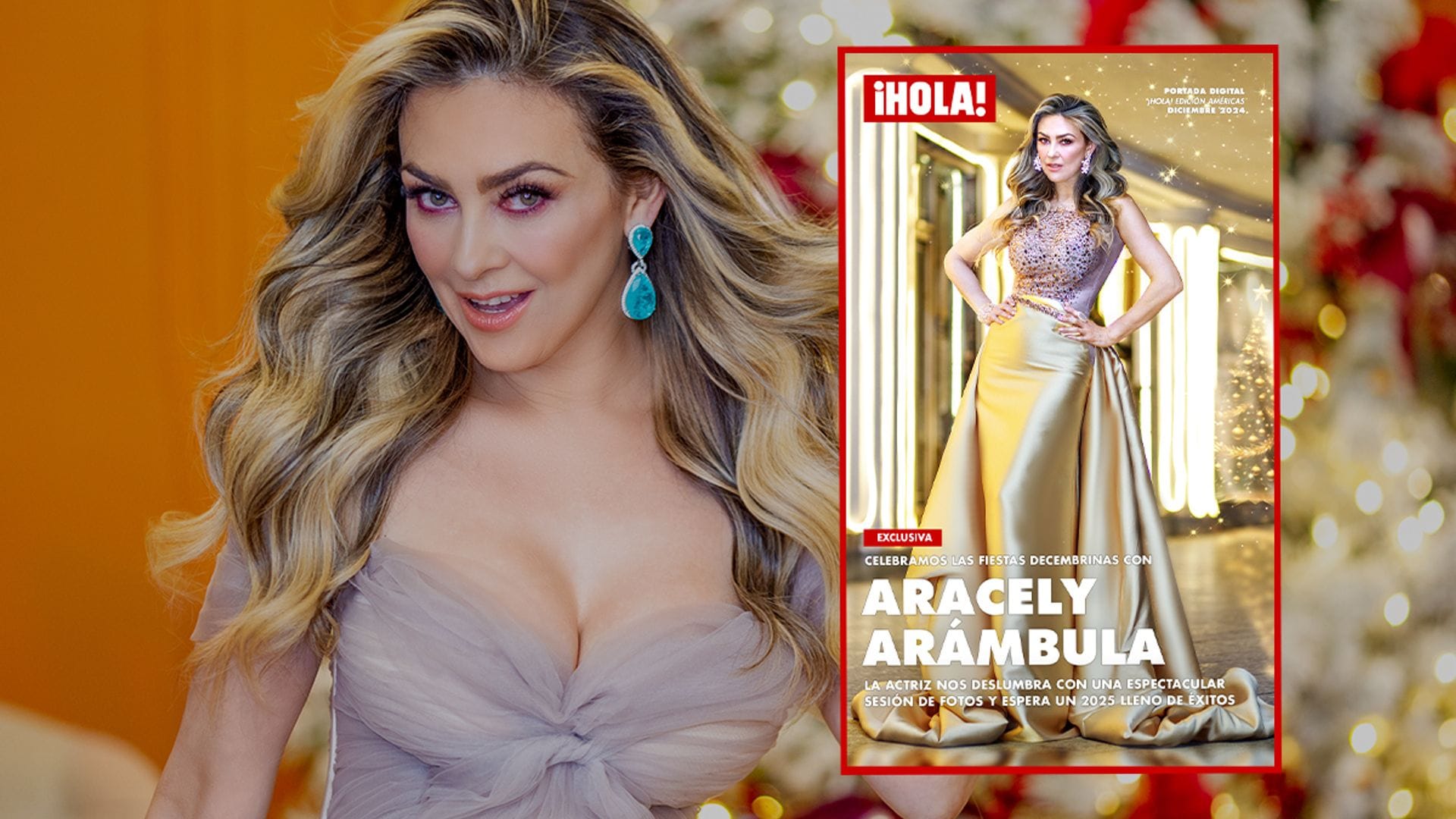 Aracely Arámbula nos deslumbra en su posado más espectacular de fin de año [EXCLUSIVA]