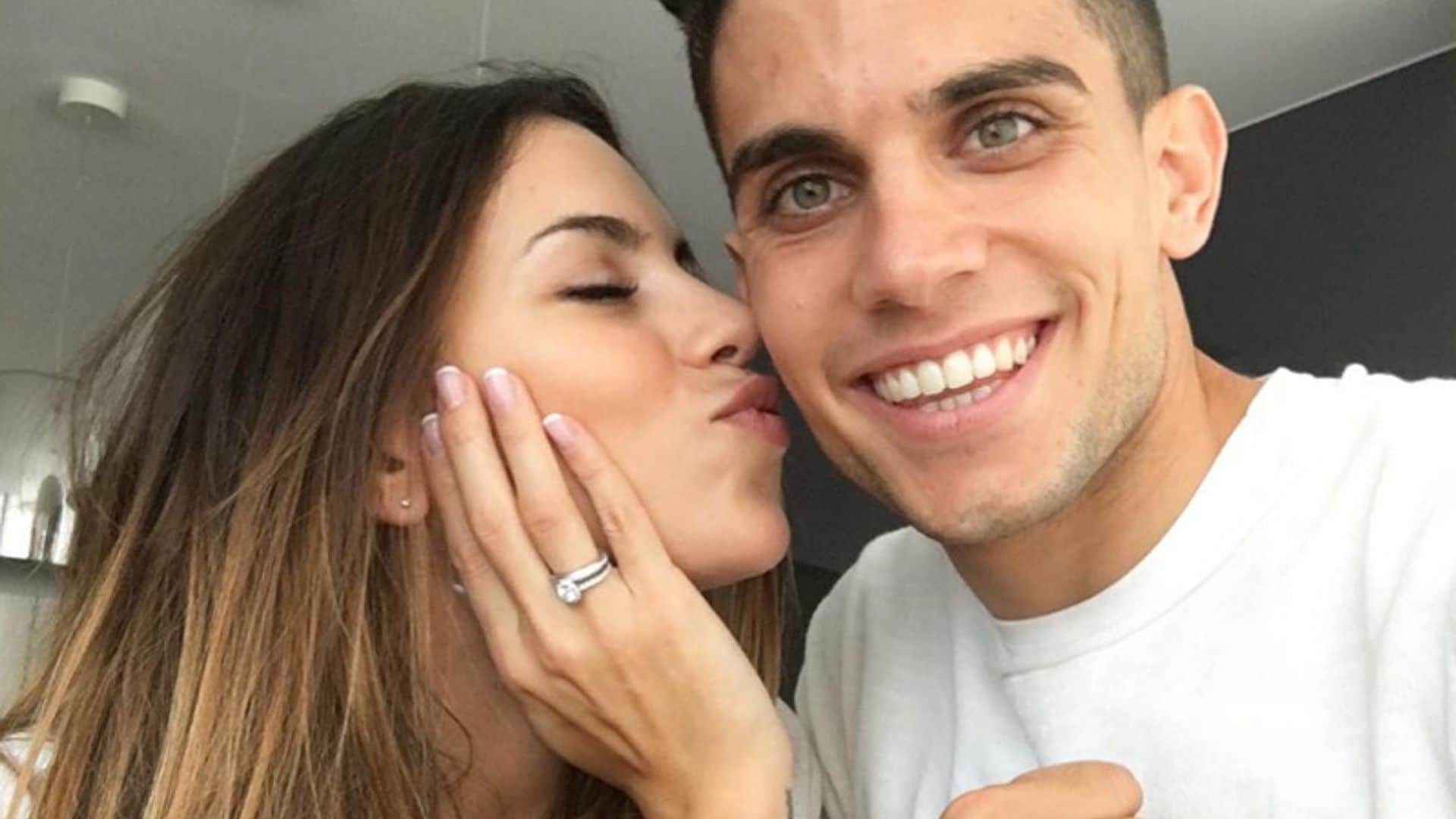 Melissa Jiménez y Marc Bartra siguen adelante con sus planes de boda