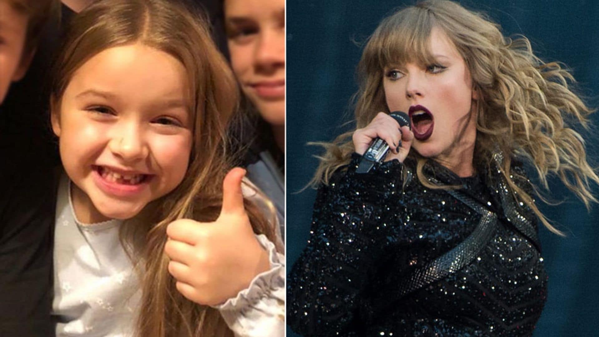 Harper Beckham, la fan número uno de Taylor Swift