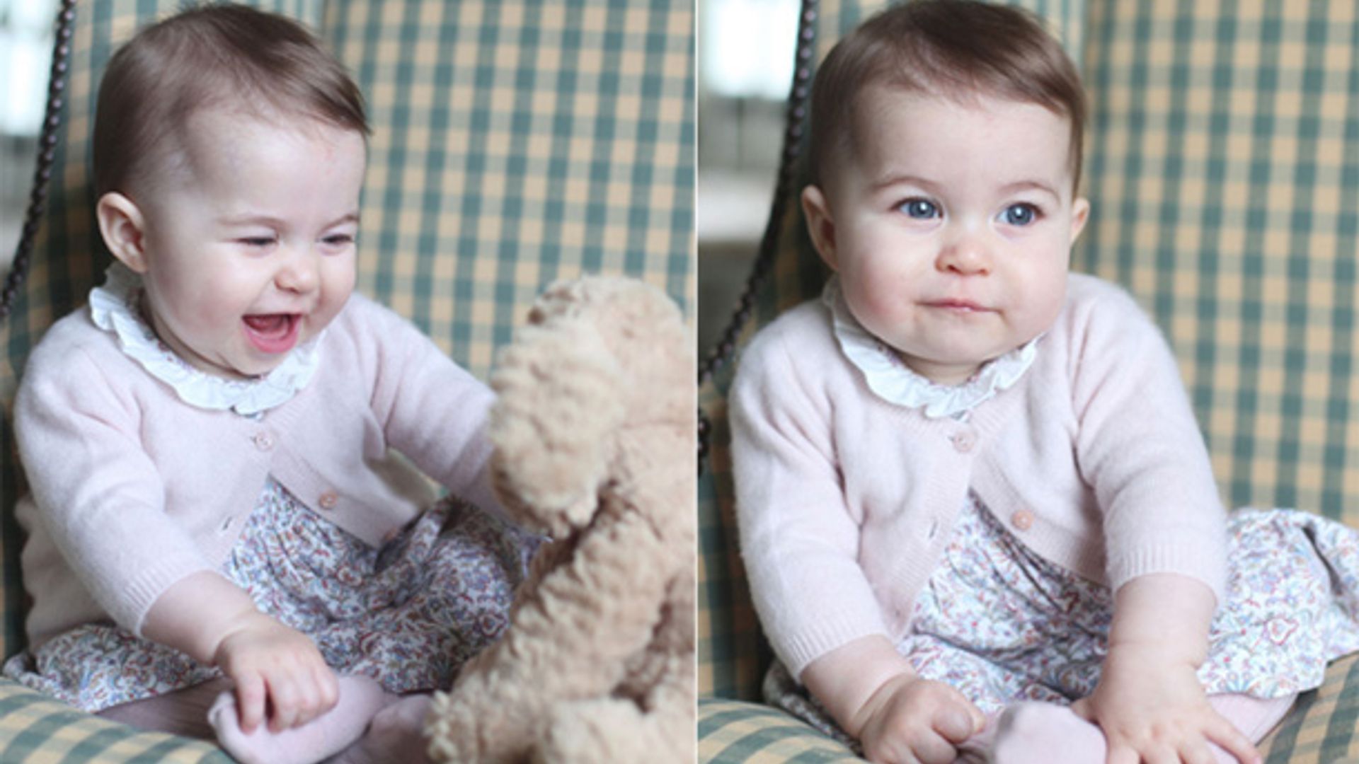 El primer vestido de la princesa Charlotte y su peluche favorito, todos los detalles de sus últimas fotos