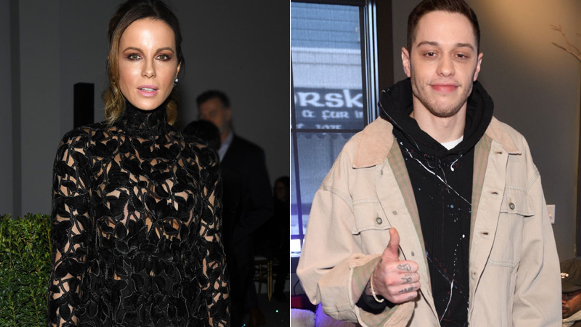 Kate Beckinsale y Pete Davidson, ex de Ariana Grande, podrían ser la pareja sorpresa del invierno