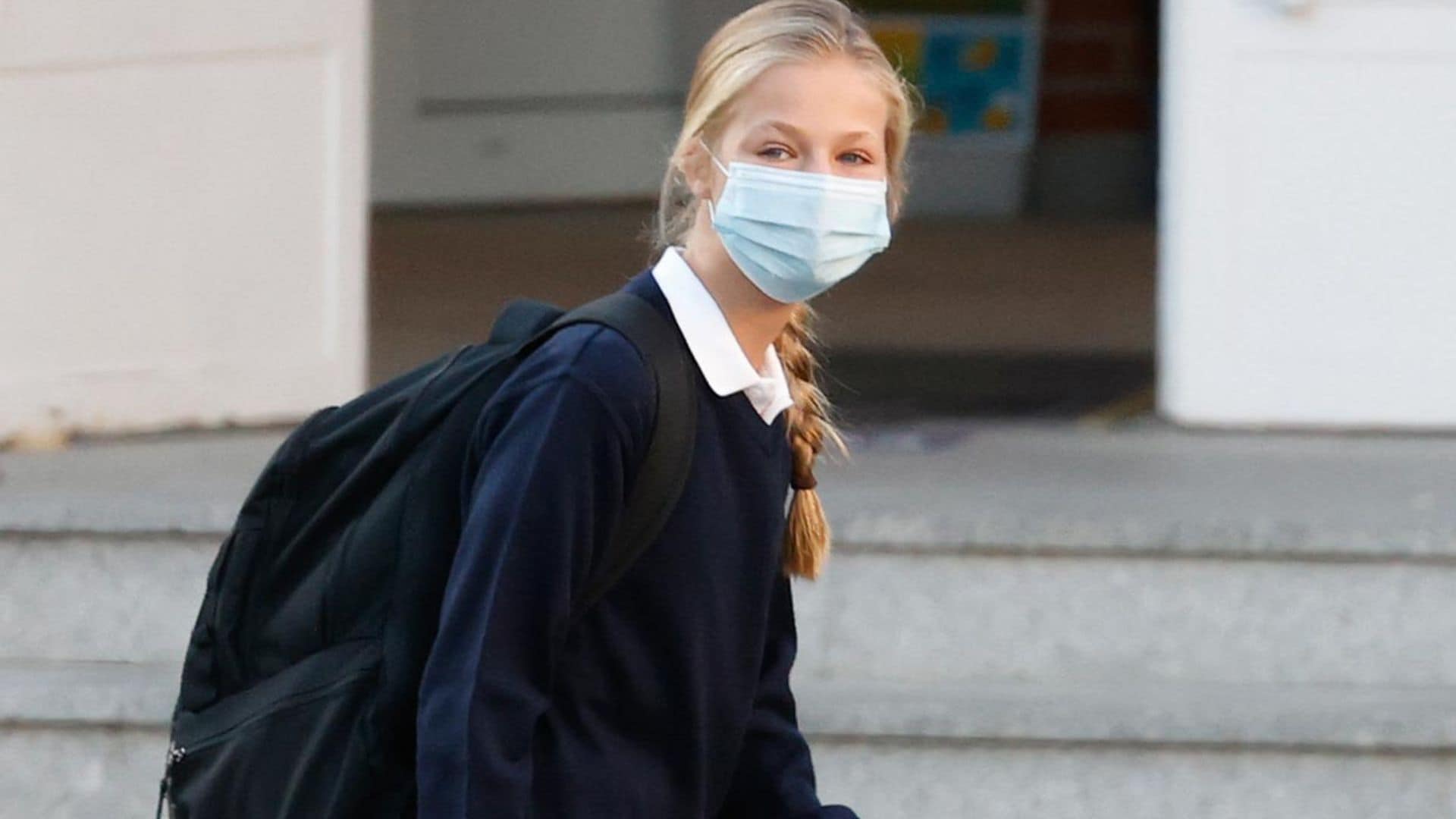 La princesa Leonor regresa al colegio tras el confinamiento