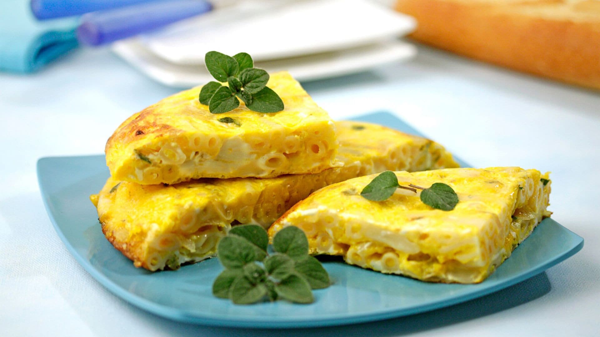 Tortilla de 'mac and cheese'