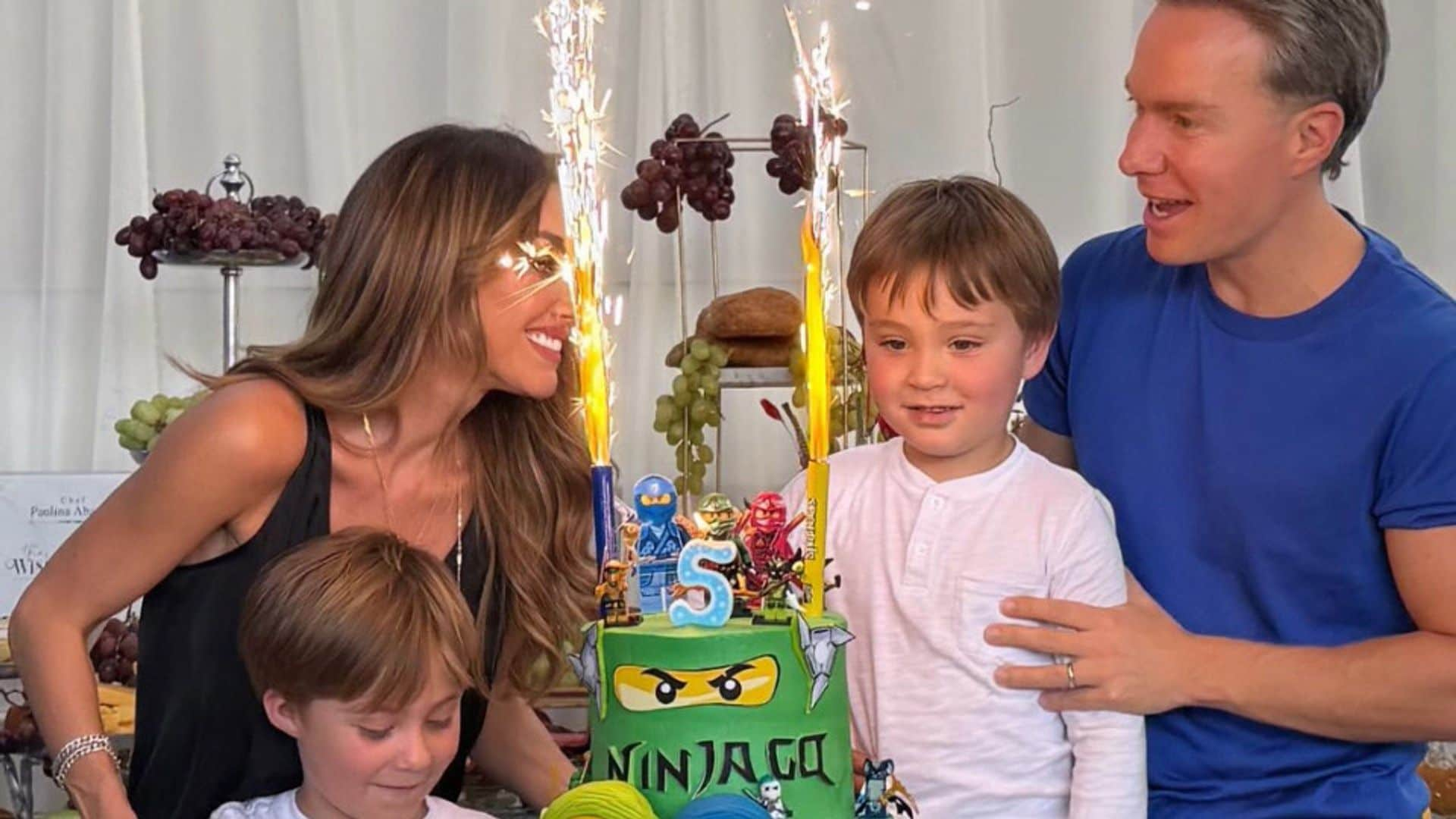 Anahí celebra a lo grande el cumpleaños 5 de su hijo Emiliano