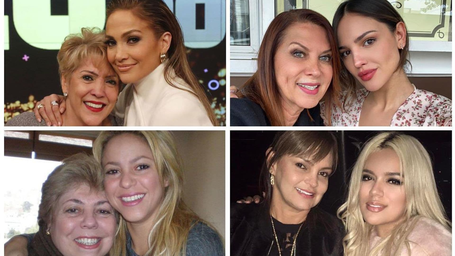 Hijas orgullosas: Las famosas posan con sus bellas mamás