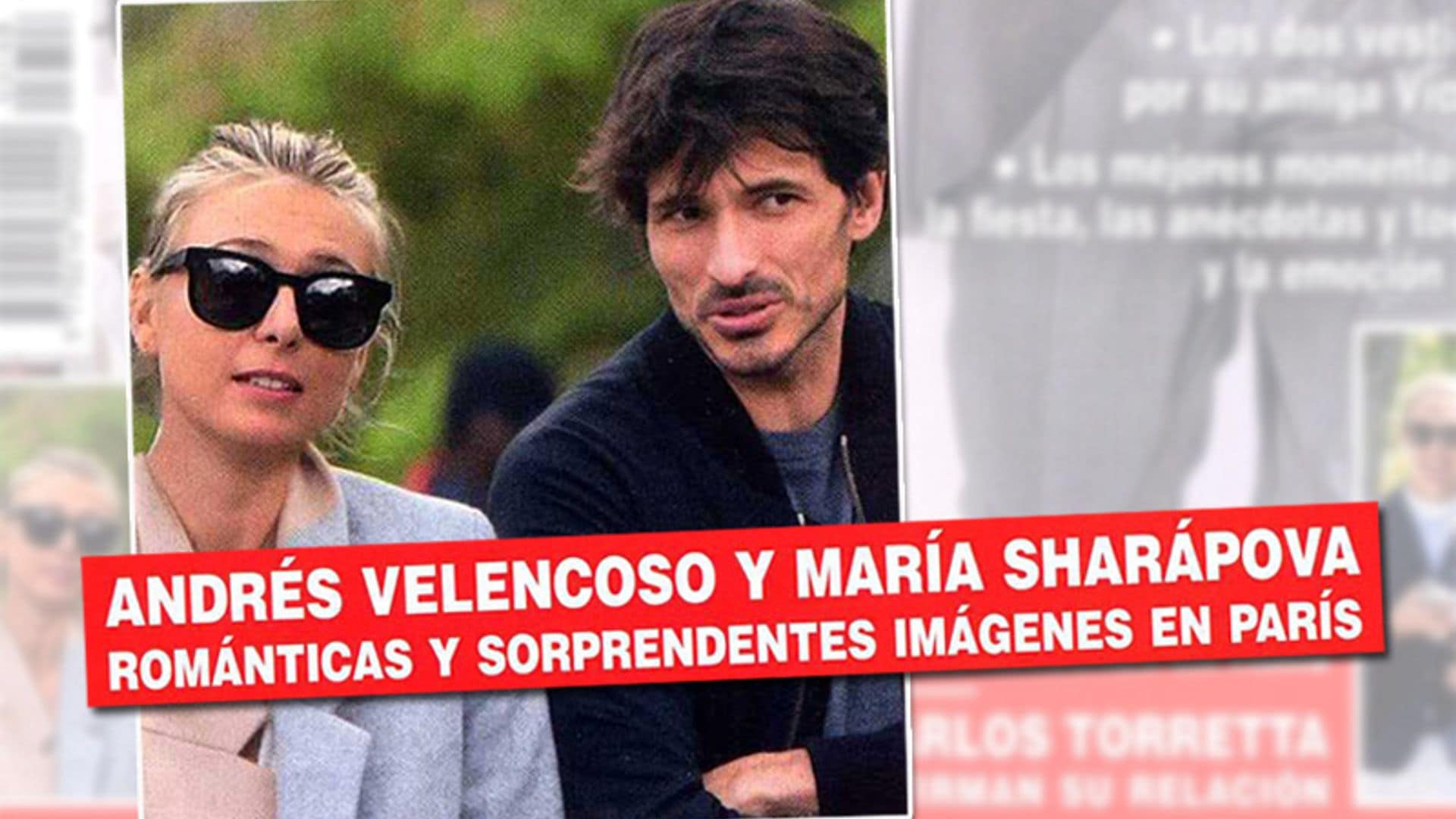 Exclusiva en ¡HOLA! Andrés Velencoso y María Sharapova: cariñosos gestos que hablan por sí solos