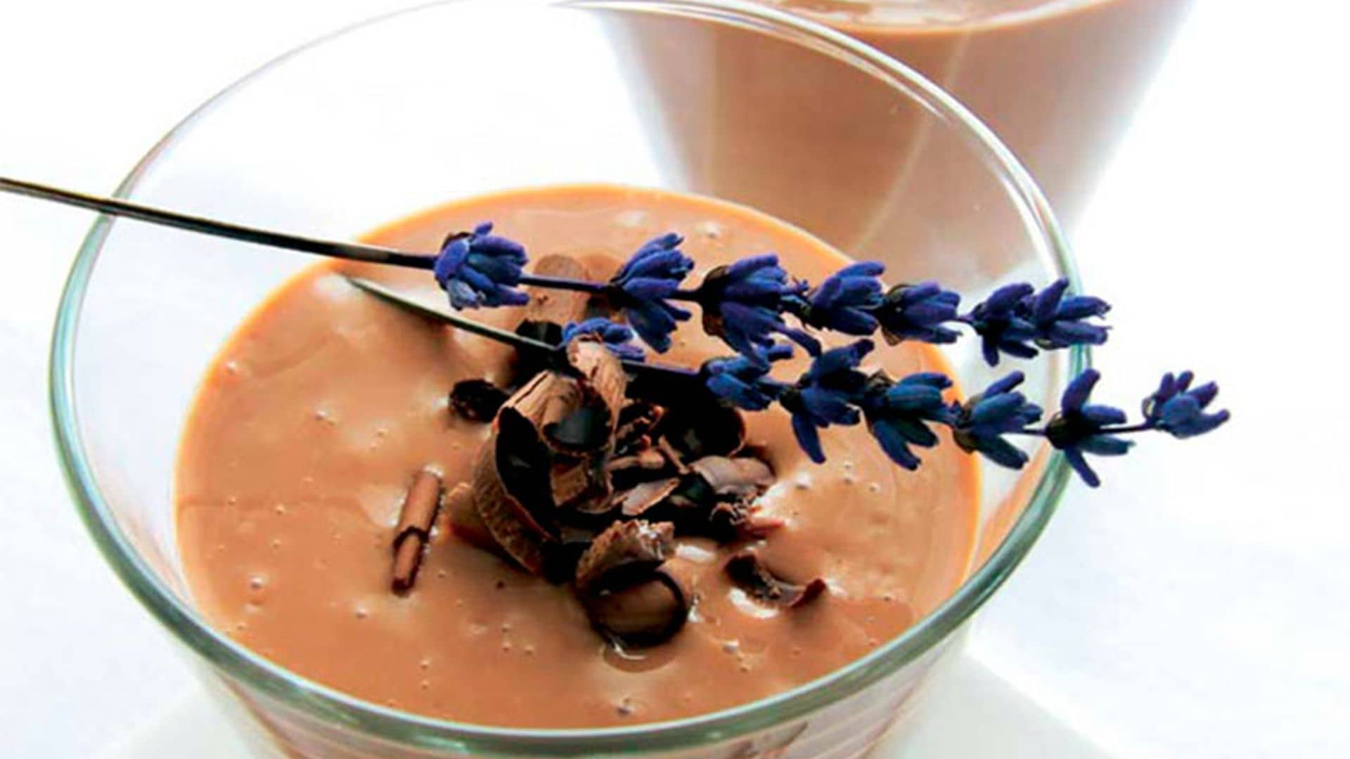 Chocolate con lavanda y miel