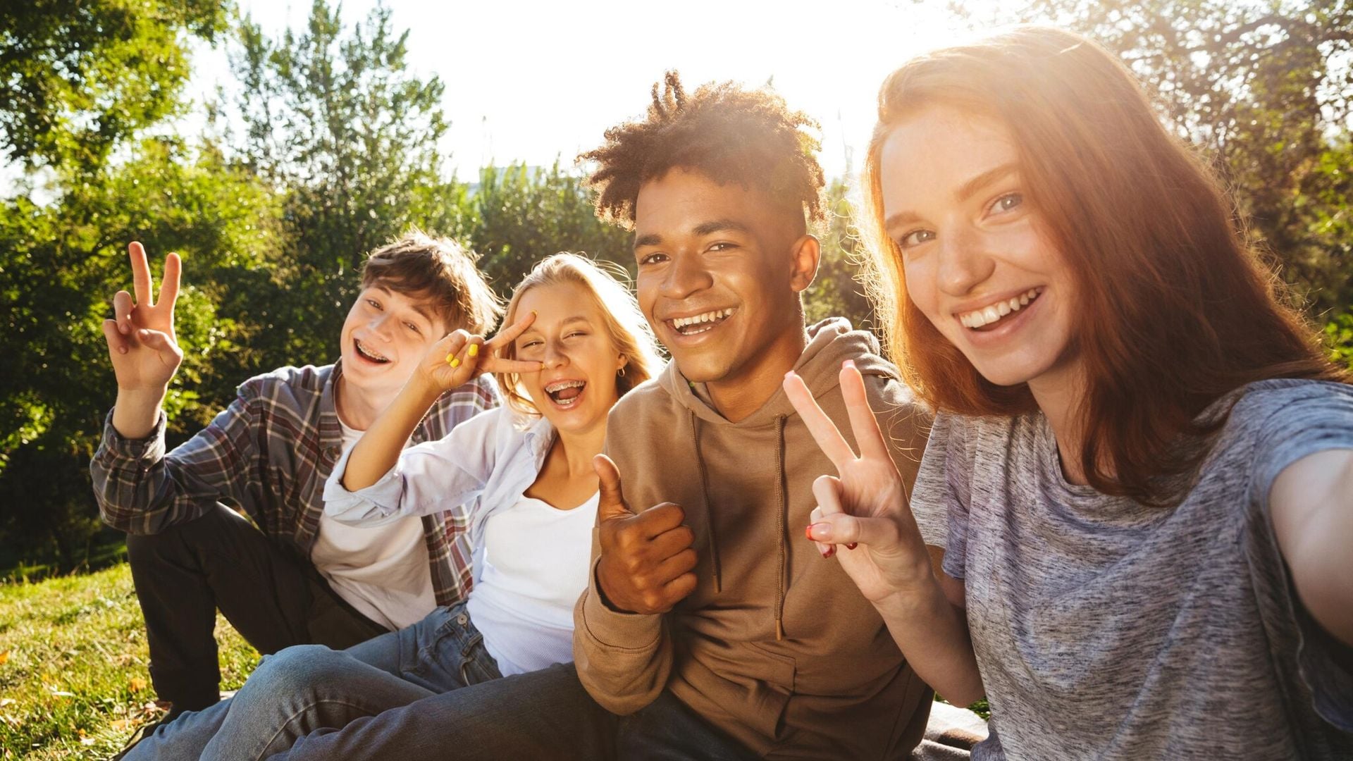 adolescentes en grupo