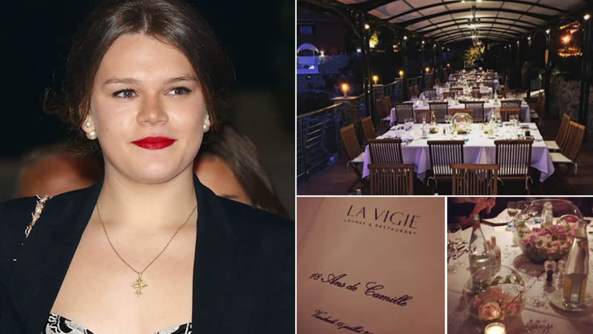 Una gran fiesta al estilo Grimaldi: así celebró Camille Gottlieb su 18 cumpleaños