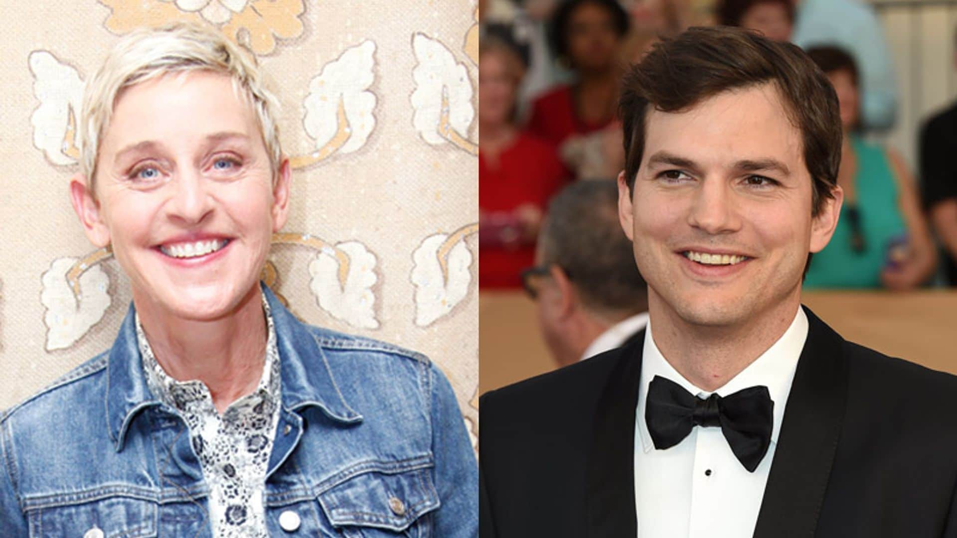 Ashton Kutcher dona una millonaria cantidad a Ellen DeGeneres… ¡en criptomonedas!