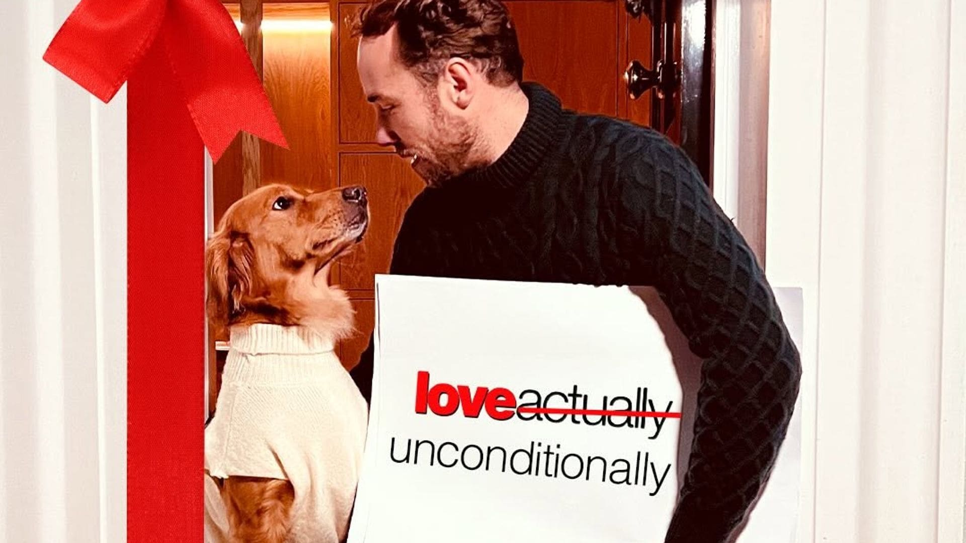 James Middleton recrea la escena más mítica de 'Love Actually' ¡con su perro!