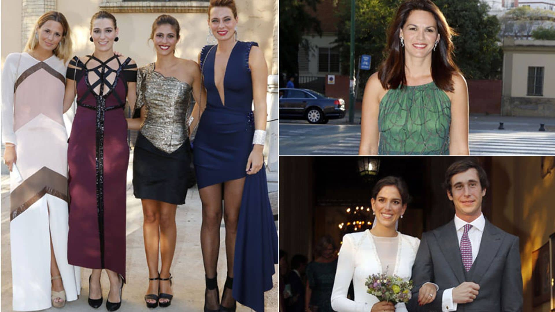 Las hijas de Bertín Osborne y su mujer, de boda familiar en Sevilla