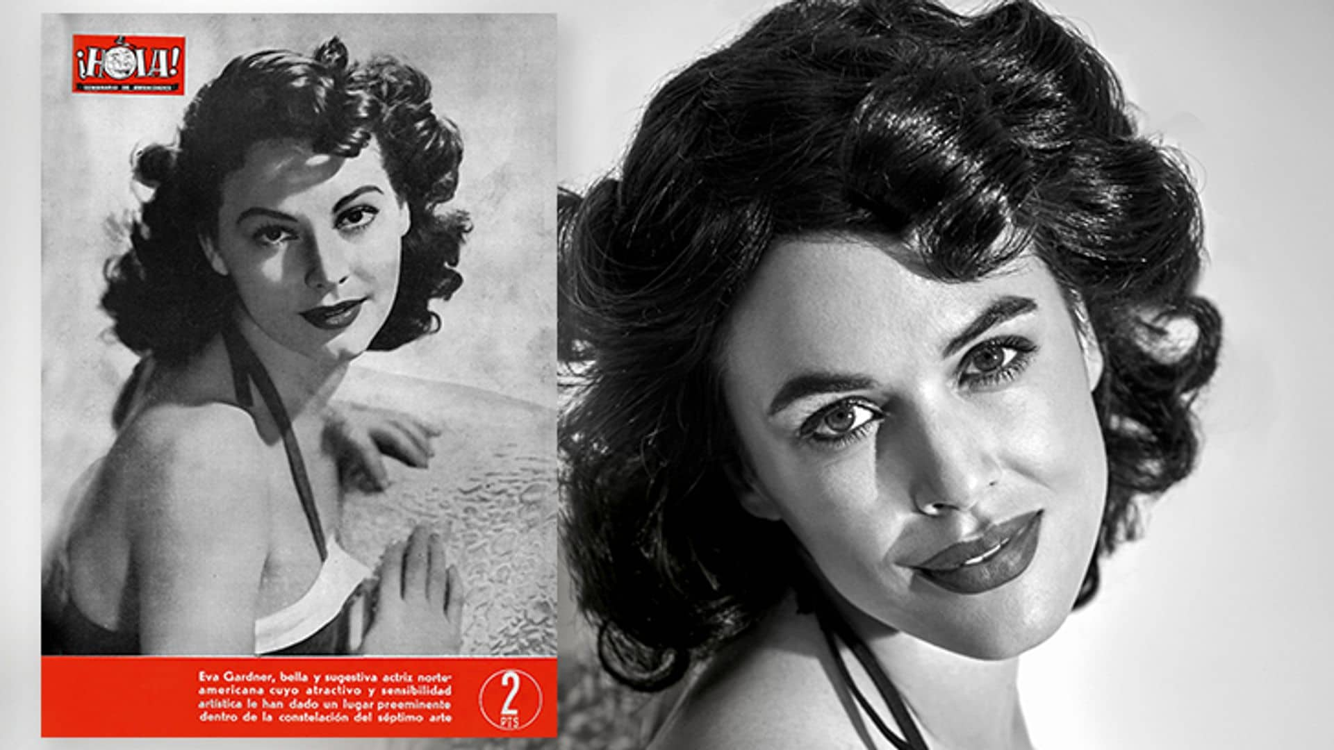 Adriana Ugarte se convierte en Ava Gardner para recrear una histórica portada de la actriz en ¡HOLA!