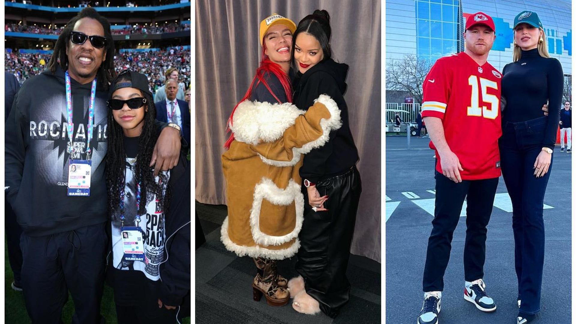 Jay-Z, Adele, Bradley Copper, Karol G y más celebridades que disfrutaron de cerca el Super Bowl
