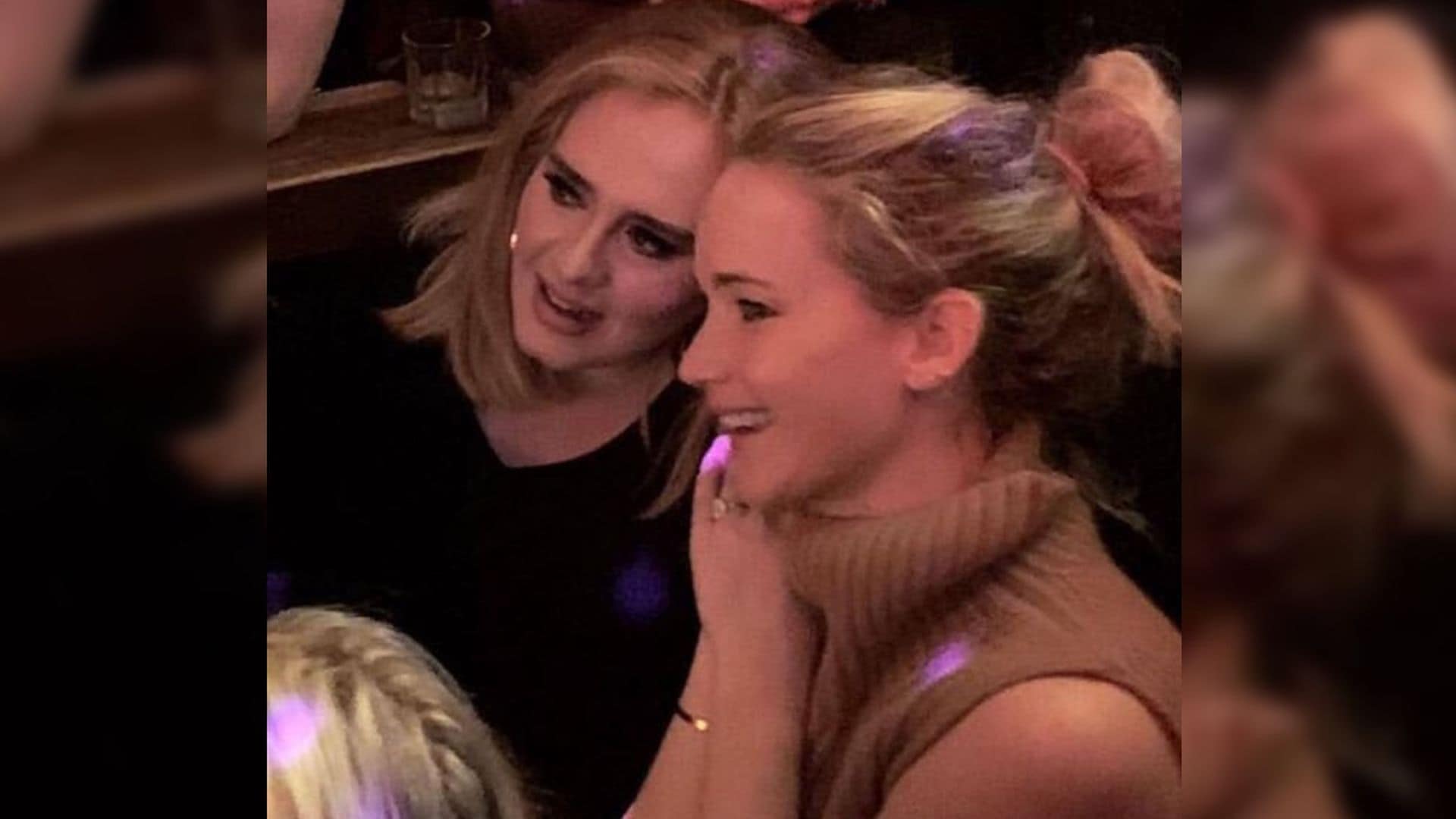 El fiestón de Adele y Jennifer Lawrence