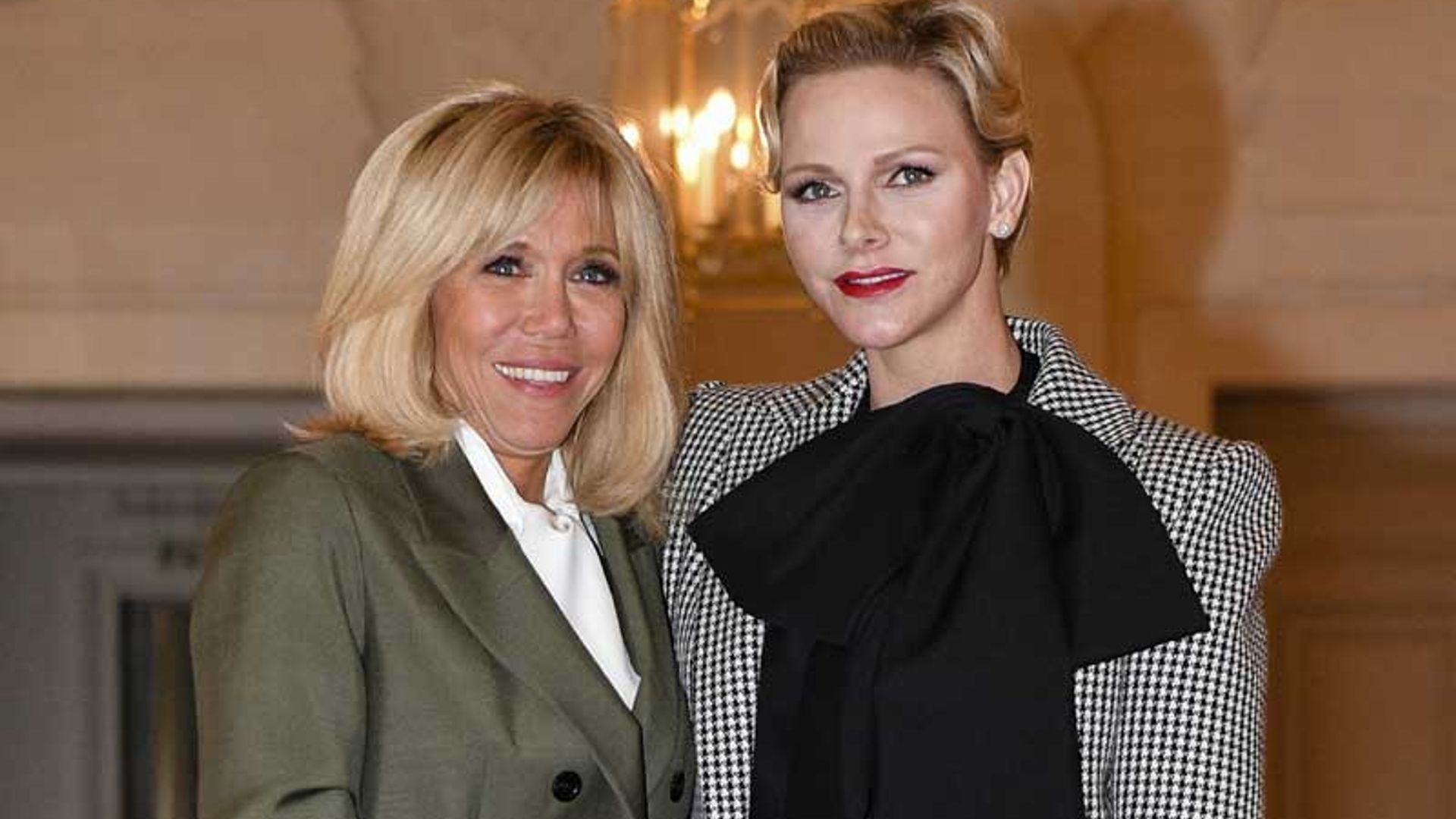 Los mellizos de Charlene de Mónaco conquistan el Elíseo y a Brigitte Macron