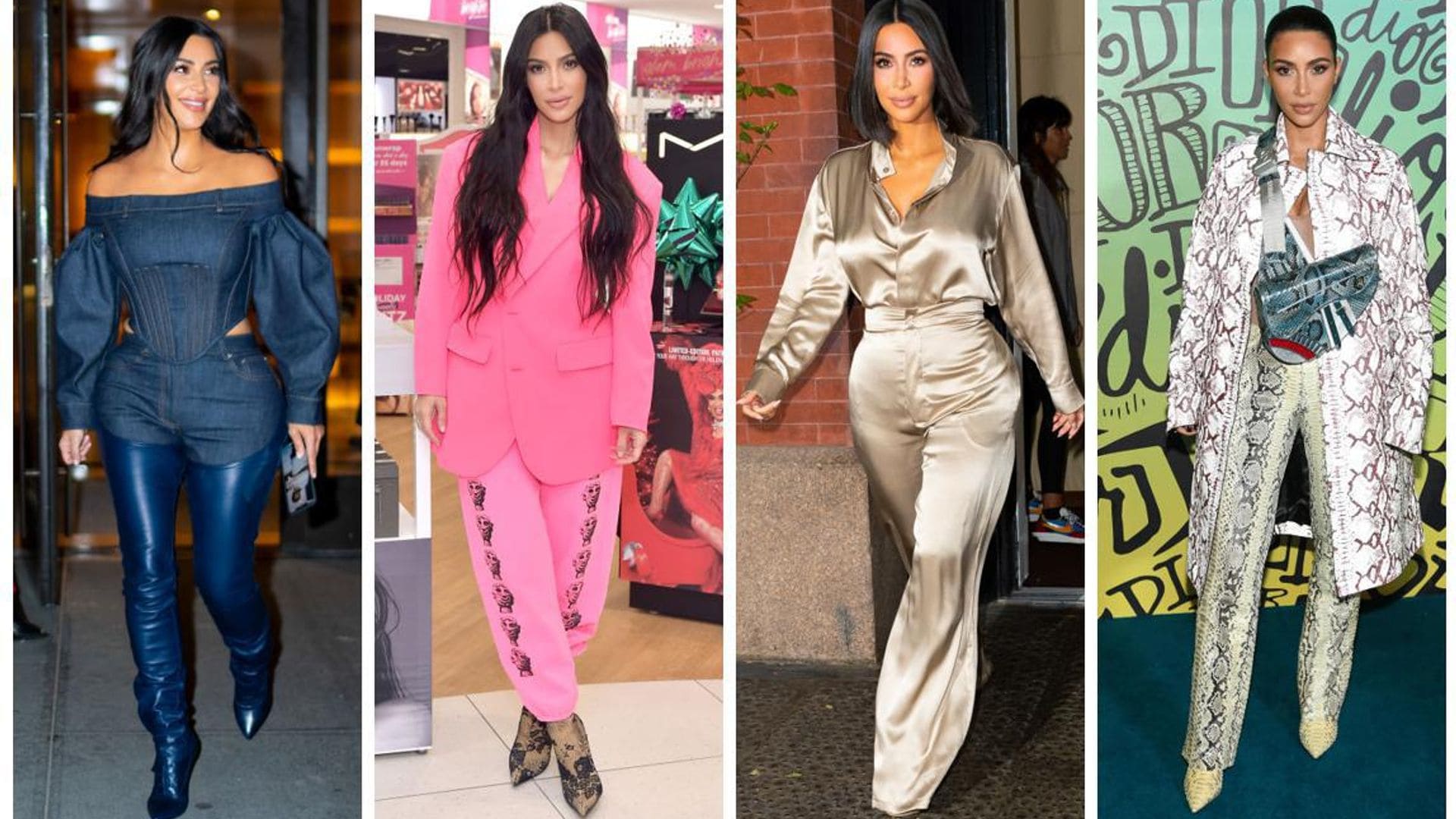 Las veces que Kim Kardashian ha destacado con ‘total looks’