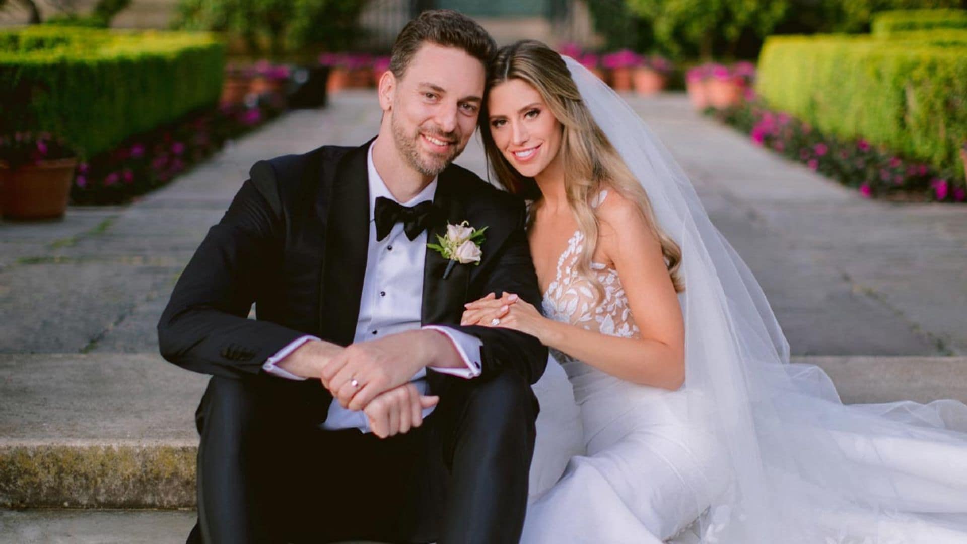 Pau Gasol y Cat McDonnell comparten la primera fotografía de su boda