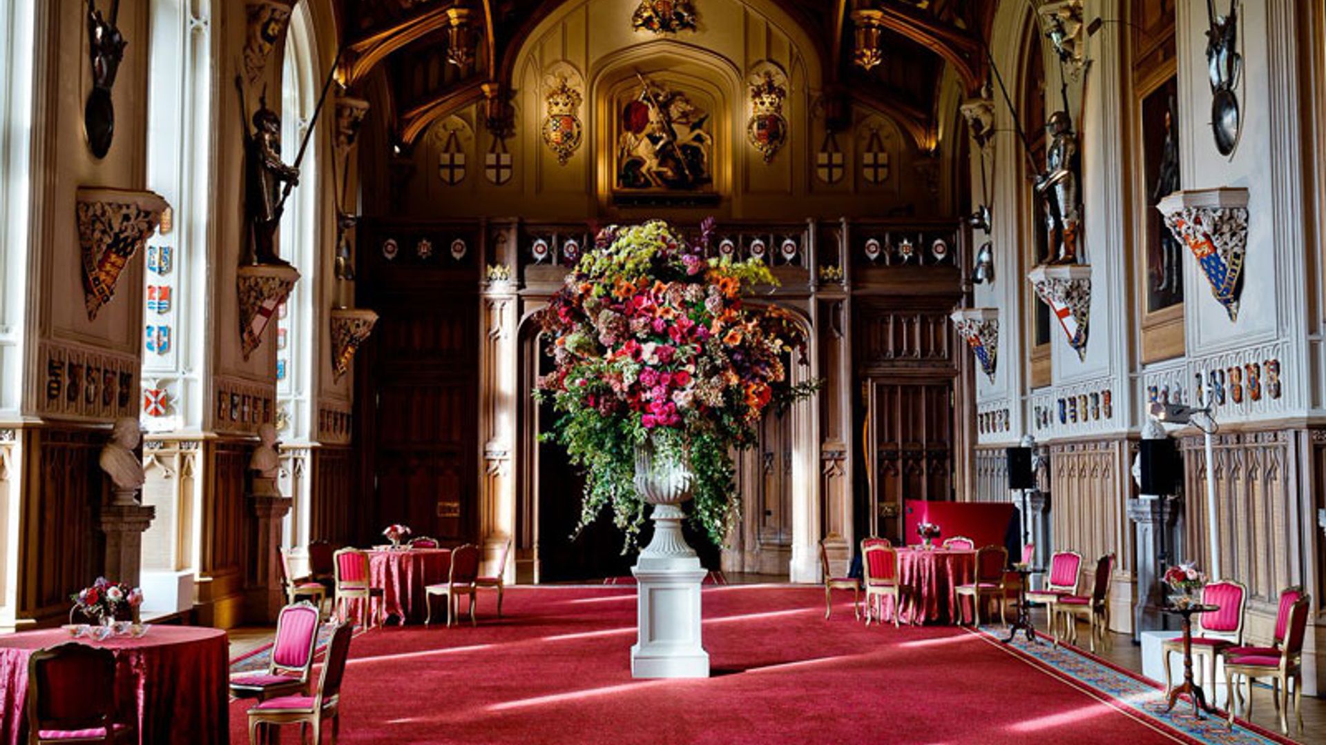 Así se decoró el interior del Castillo Windsor para la boda de la princesa Eugenia de York