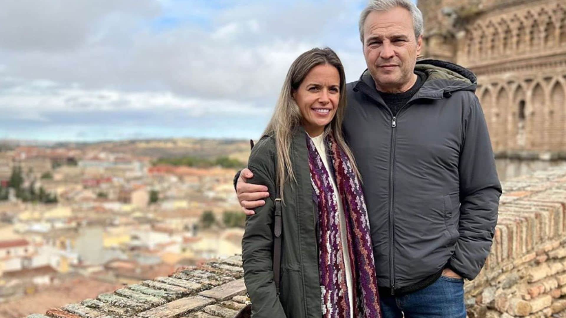 David Summers presume de amor con su novia, Christine Cambeiro, en una romántica escapada a Toledo