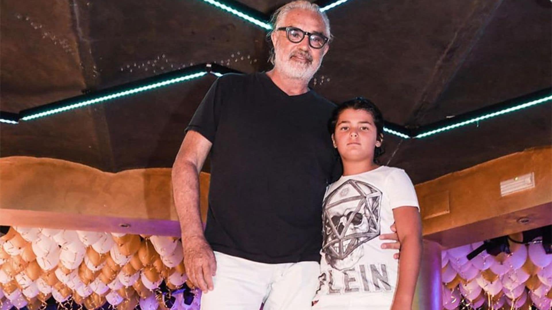 ¡Presente y futuro! Briatore presenta a su heredero en una gran fiesta