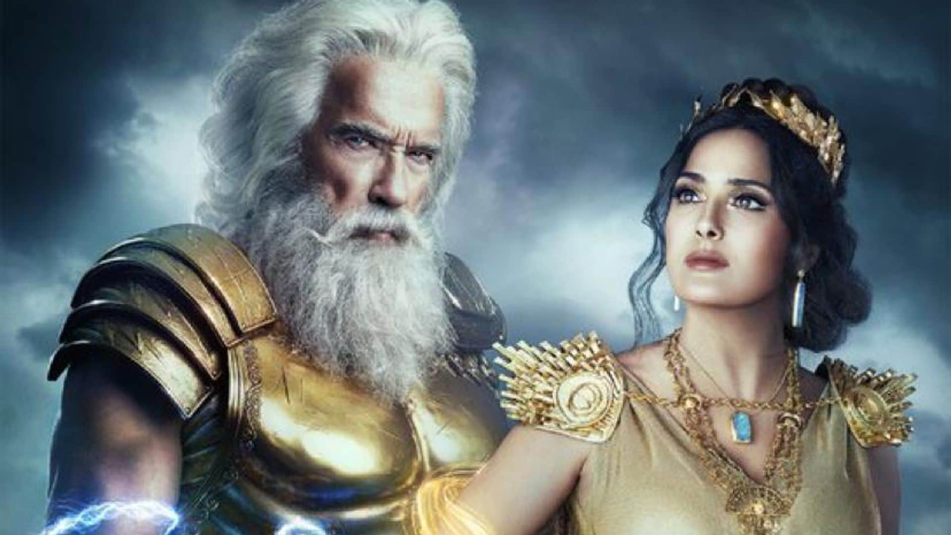 El comercial de Salma Hayek y Arnold Schwarzenegger para el Super Bowl ¡es como una película!