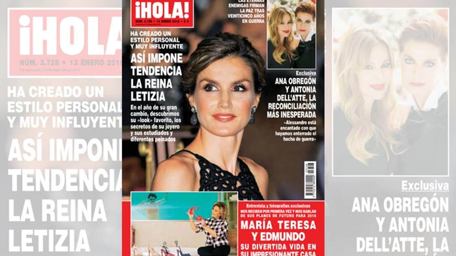 En ¡HOLA!, así impone tendencia la reina Letizia