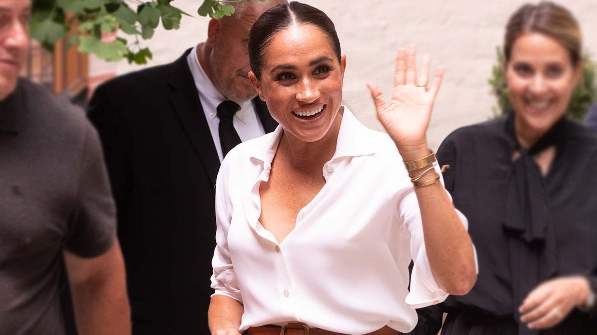 El guiño de Meghan Markle a Kate Middleton en su maleta de viaje a Nueva York