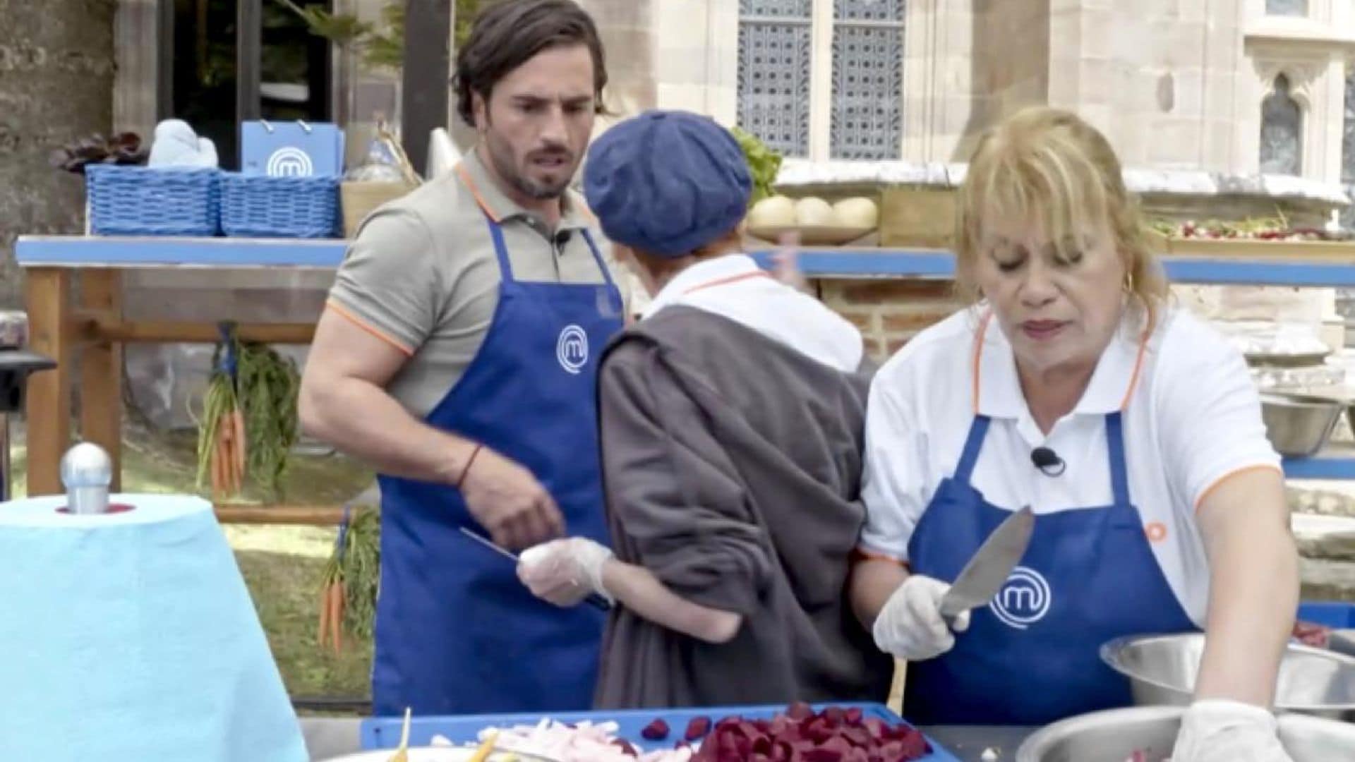 David Bustamante y Verónica Forqué protagonizan una tensa discusión en 'MasterChef Celebrity'