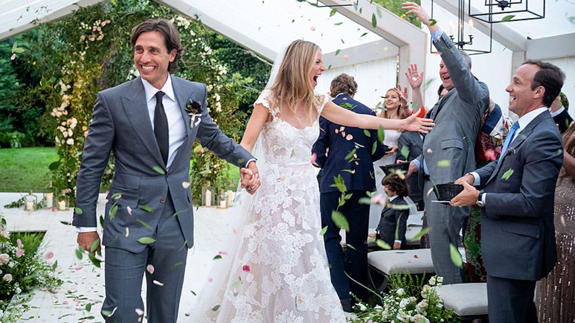 Gwyneth Paltrow comparte las primeras imágenes de su romántica boda con Brad Falchuk