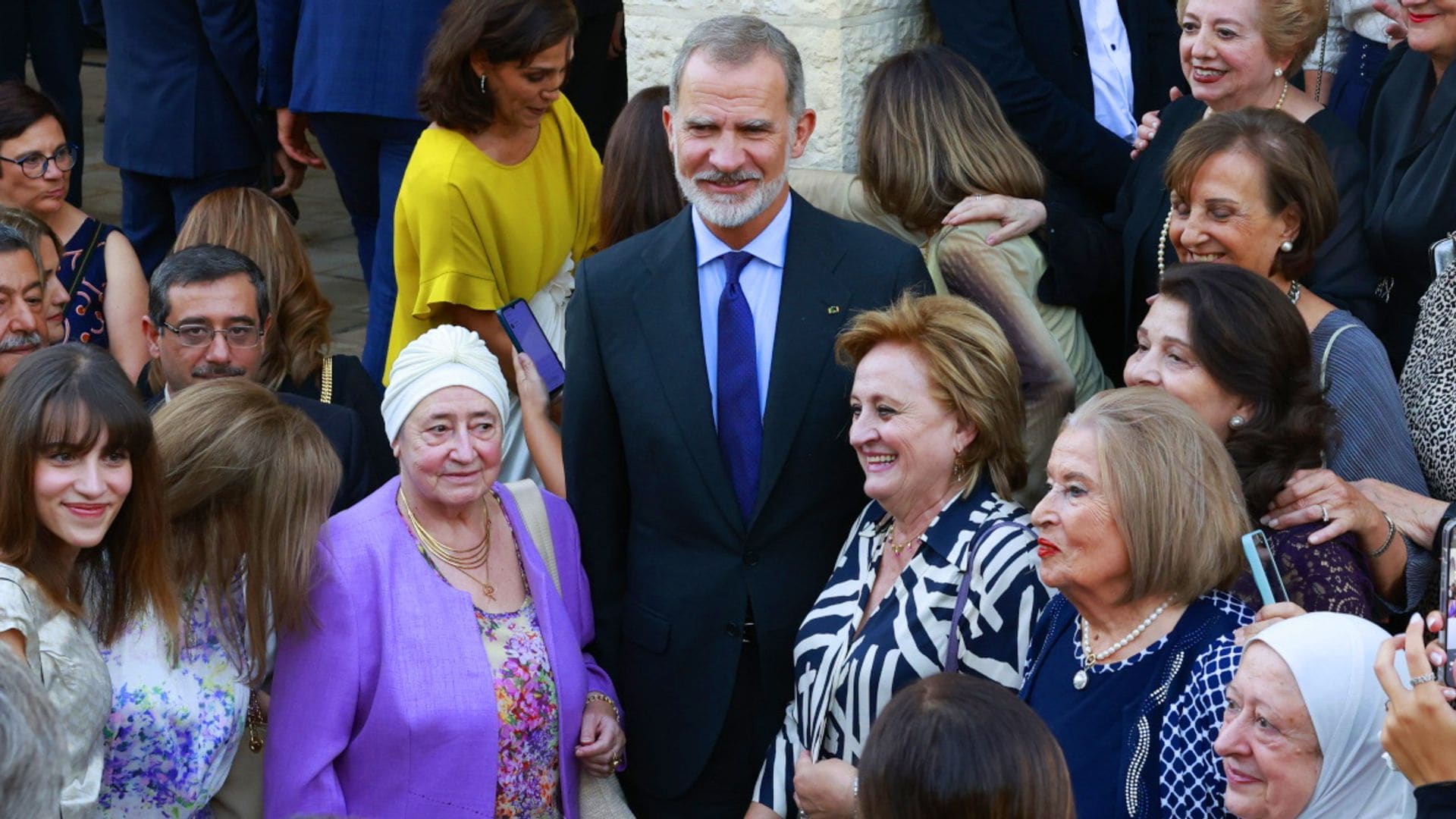 El rey Felipe visita Jordania: de su llegada con honores a su encuentro con la princesa española Miriam al-Ghazi