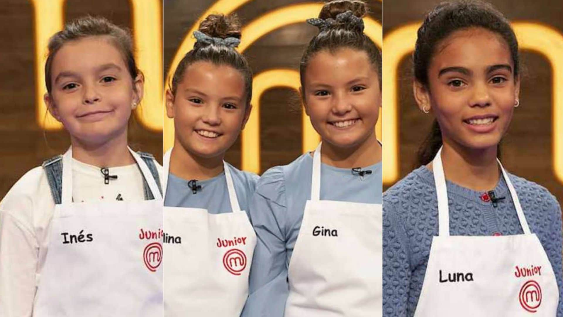 Inés, Luna y Nina y Gina, expulsadas de 'MasterChef Junior'