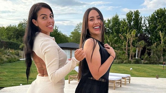 georgina rodr guez y su hermana ivana