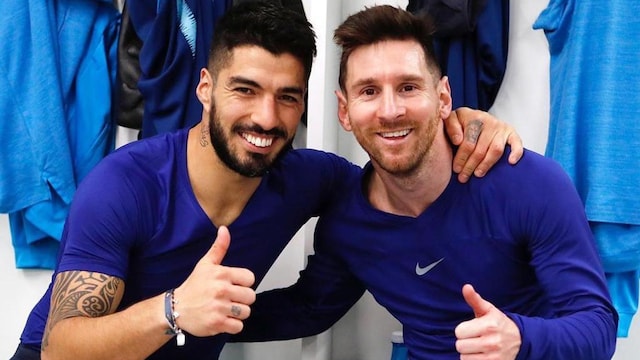 lionel messi luis su rez antonela rocuzzo sof a balbi