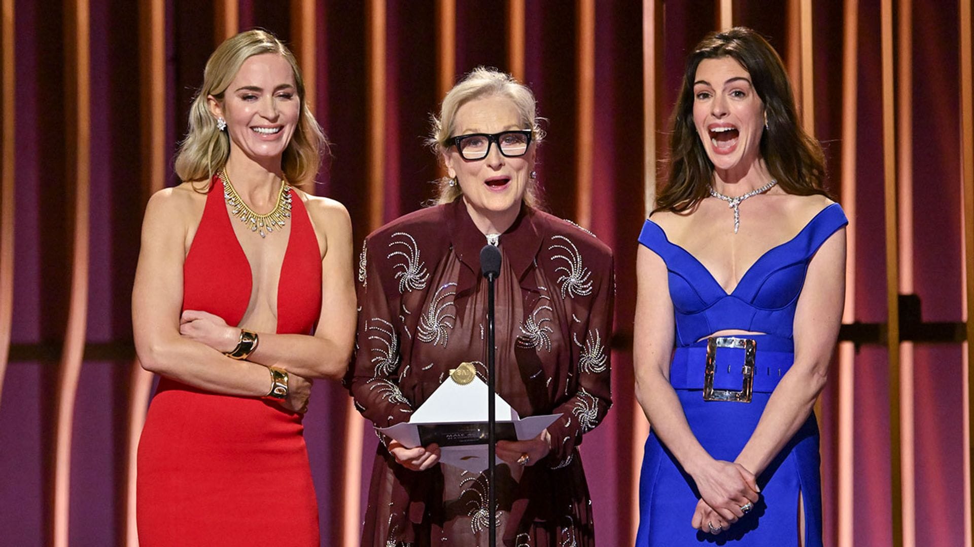 Los 8 momentazos de los SAG Awards: del reencuentro de las actrices de 'El diablo viste de Prada' al discurso de Barbra Streisand