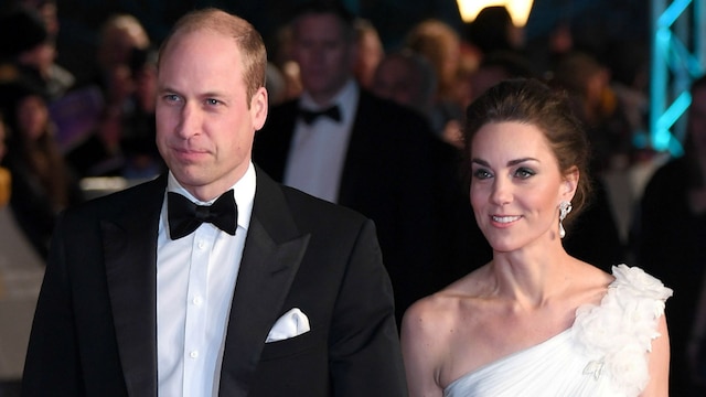 kate middleton prince william baftas style