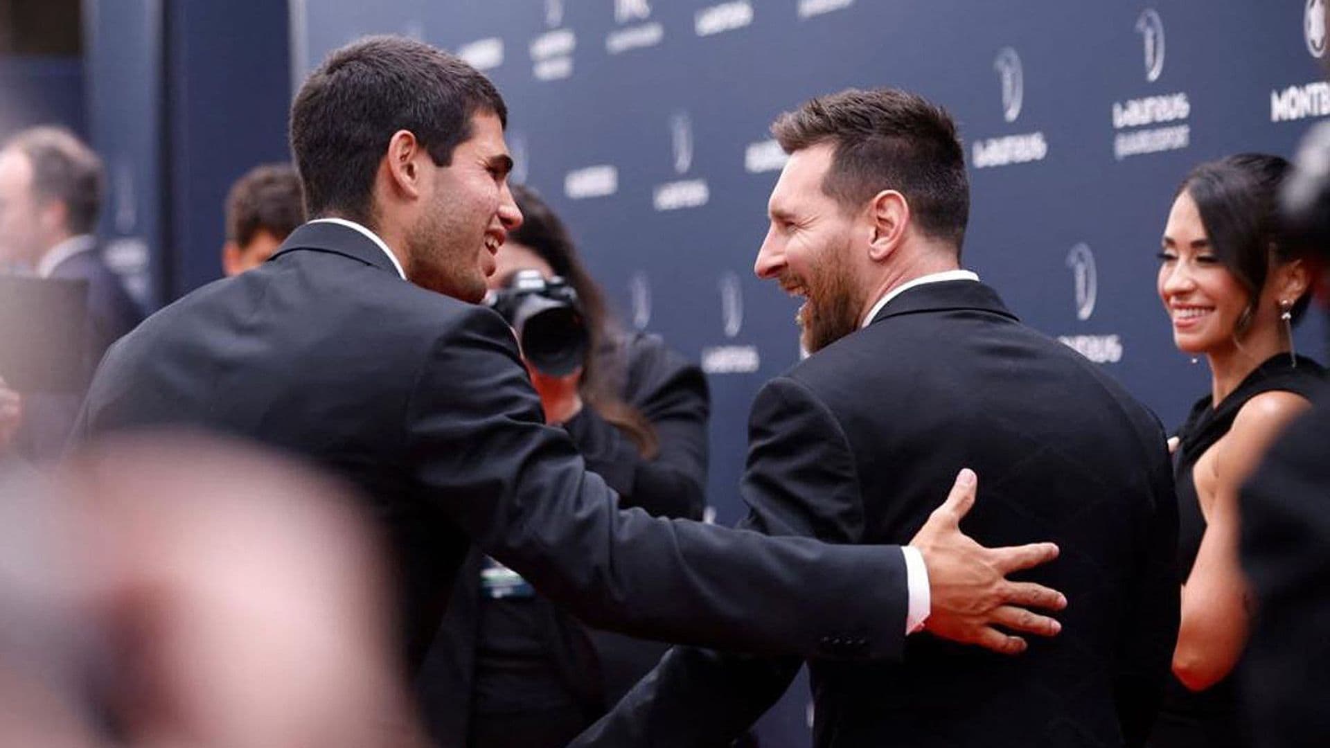 Carlos Alcaraz y Leo Messi, el momento 'fan' entre dos estrellas del deporte mundial