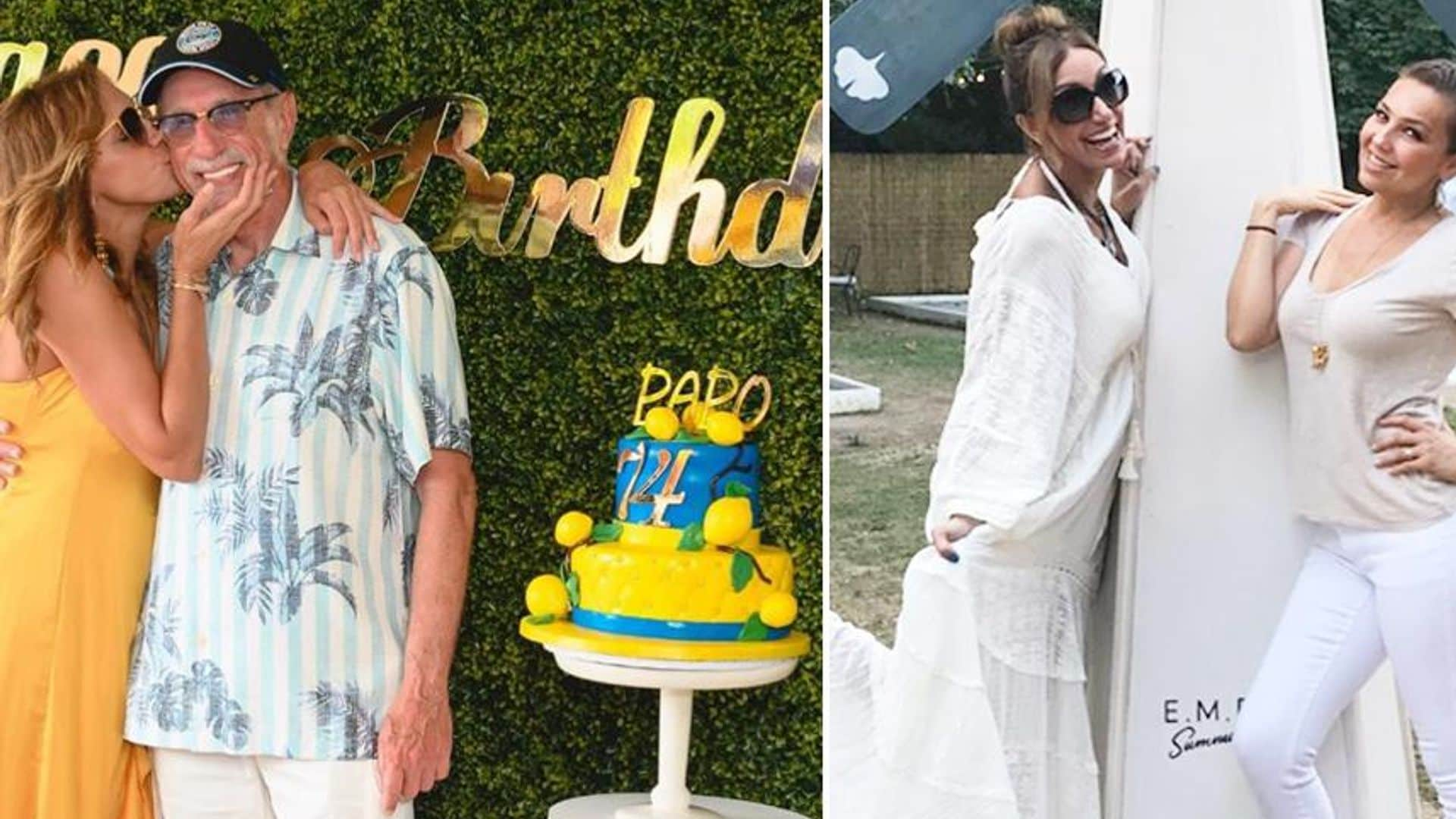 Lili Estefan celebra la vida de dos de sus personas favoritas: su papá y Thalía