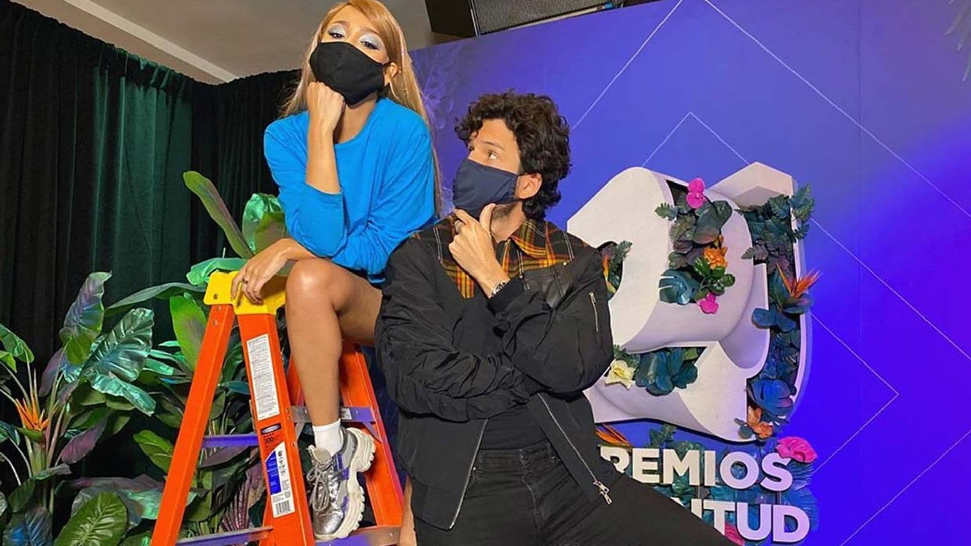 El emocionante reencuentro de Danna Paola y Sebastián Yatra... ¡tras dos años sin verse!