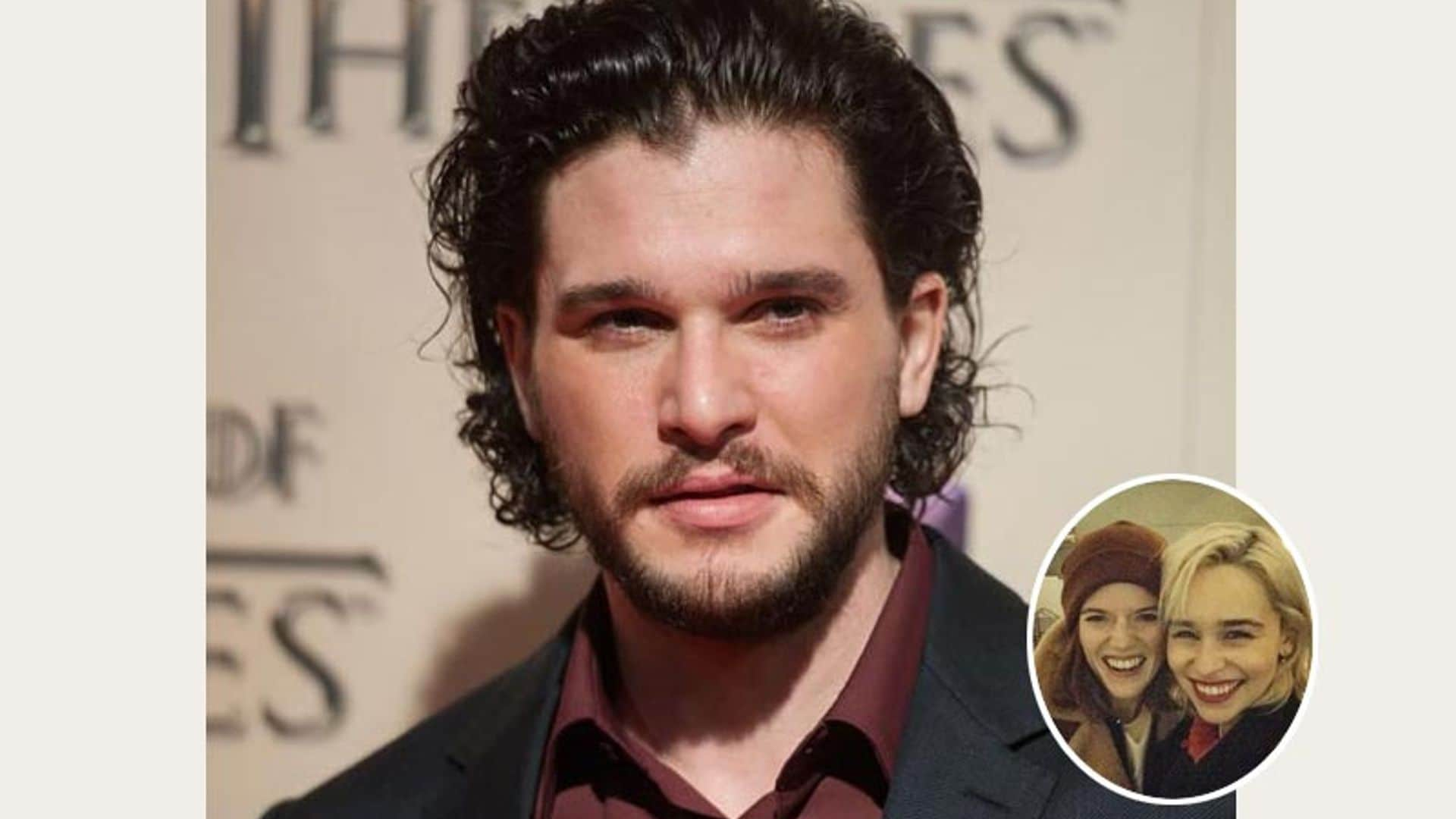 La gran amistad que une a Rose Leslie y Emilia Clarke, las dos 'novias' de Kit Harington ('Juego de Tronos')