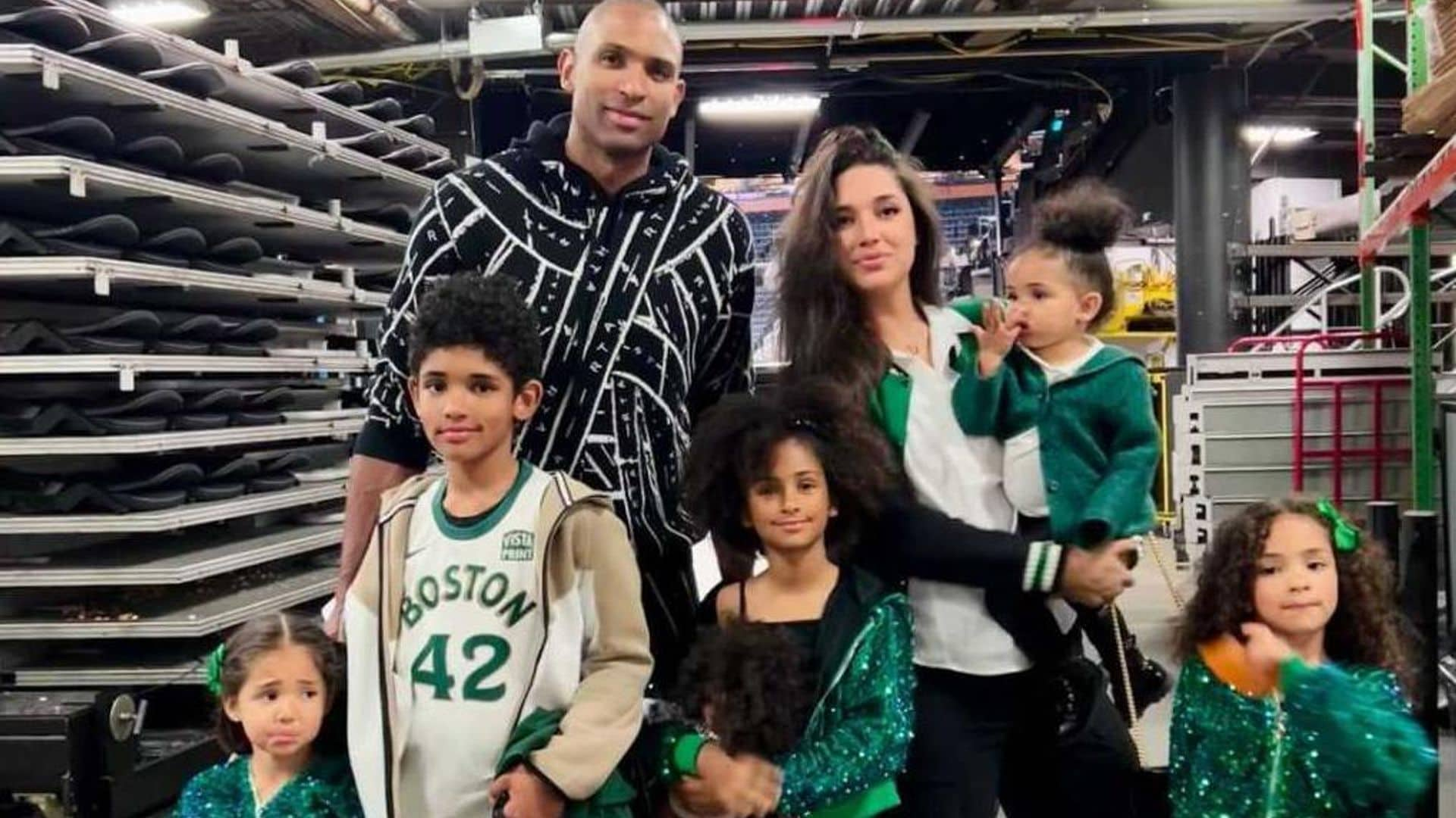 amelia vega y su familia