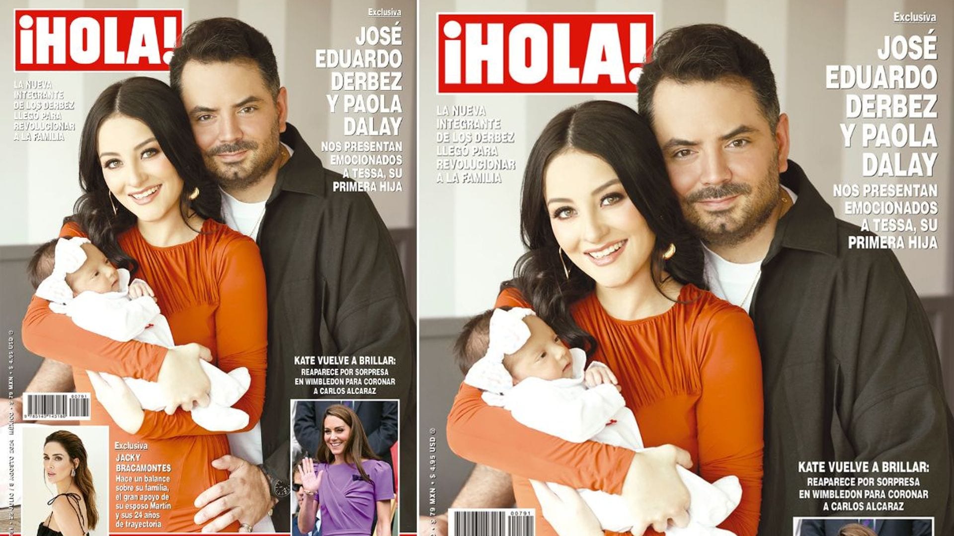 En ¡HOLA, José Eduardo Derbez y Paola Dalay nos presentan emocionados a Tessa, su primera hija