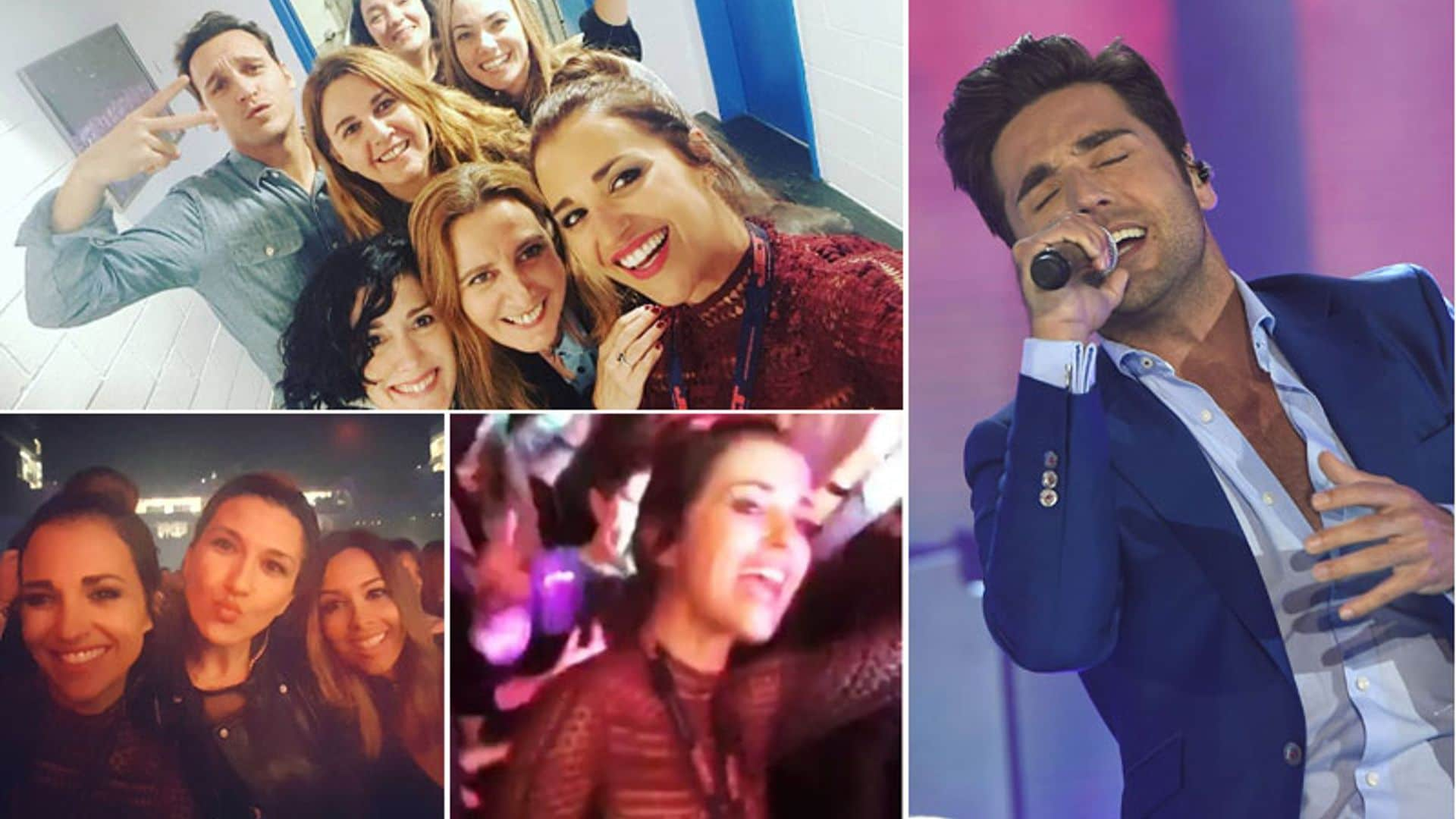 David Bustamante cumple un reto propuesto por su hija ante Paula Echevarría... ¡y miles de fans!