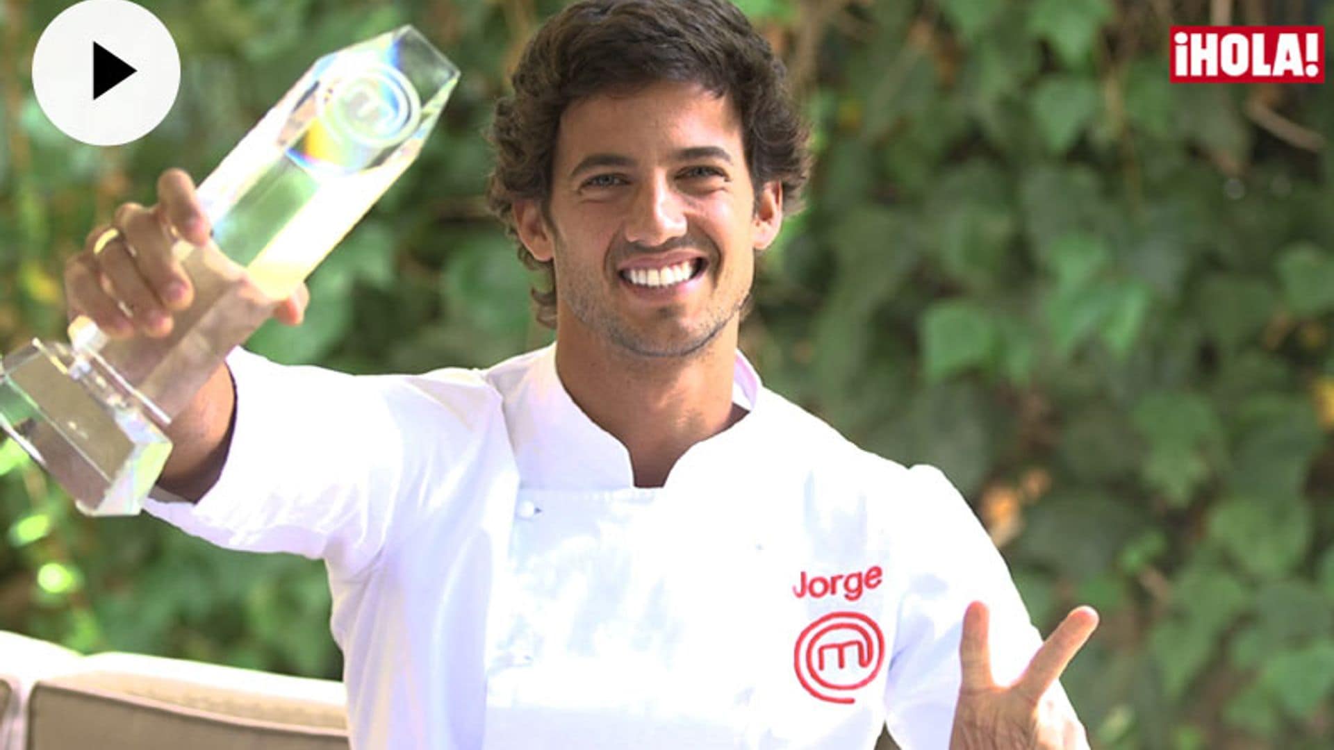 Jorge, ganador de MasterChef: 'Mi relación con Miri ha sido y es preciosa'