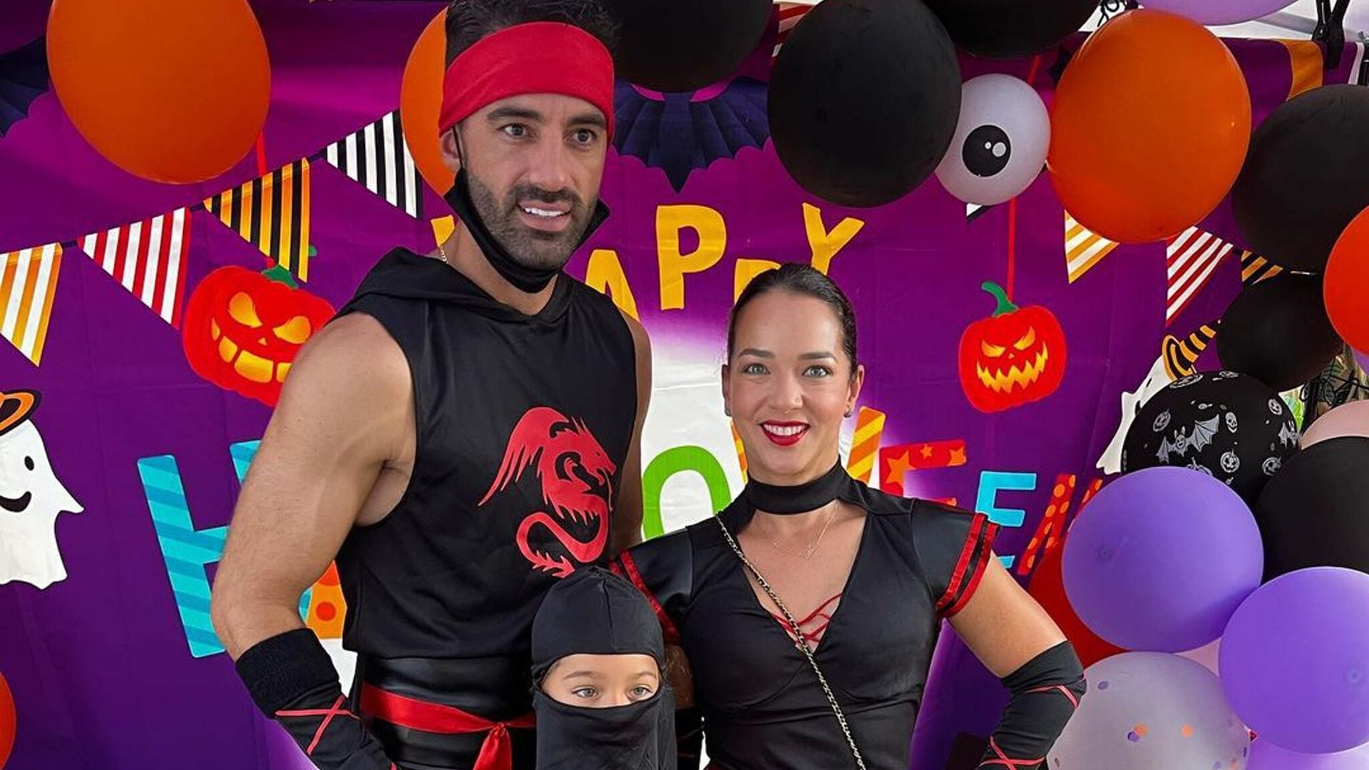 Adamari López y Toni Costa se reencuentran en Halloween
