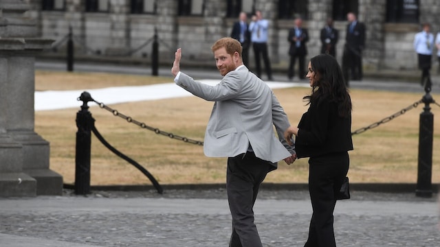 El príncipe Harry y Meghan Markle en Dublín en 2018