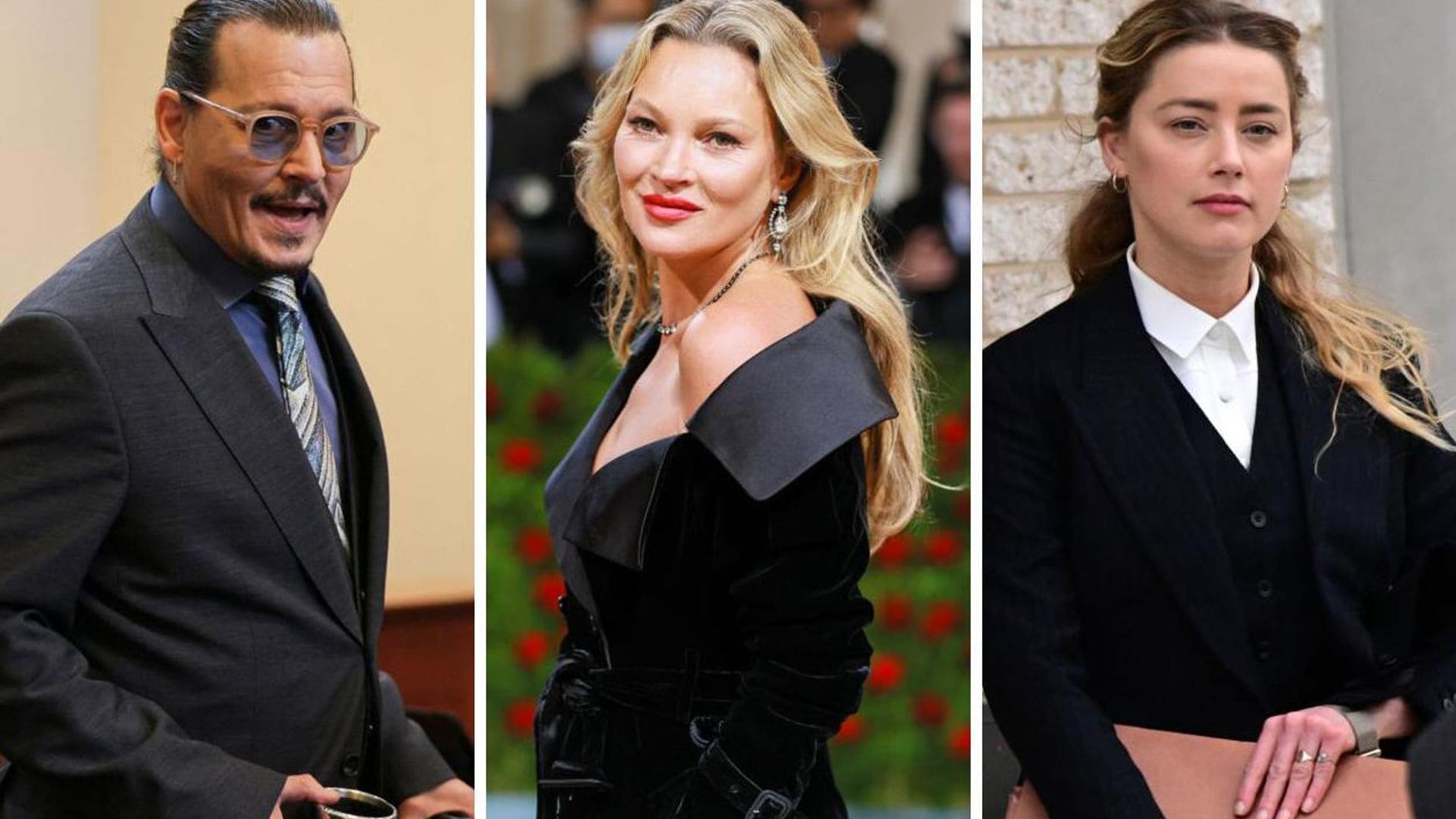 Kate Moss testifica a favor de Johnny Depp y desmiente las versiones de Amber Heard